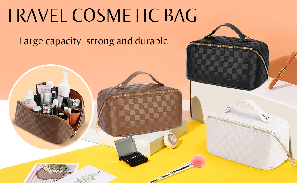 alexia makeup travel bag ALEXTINA American Tourister 27 Lts This stylish faux leather Iron Grey Color:Flo Red