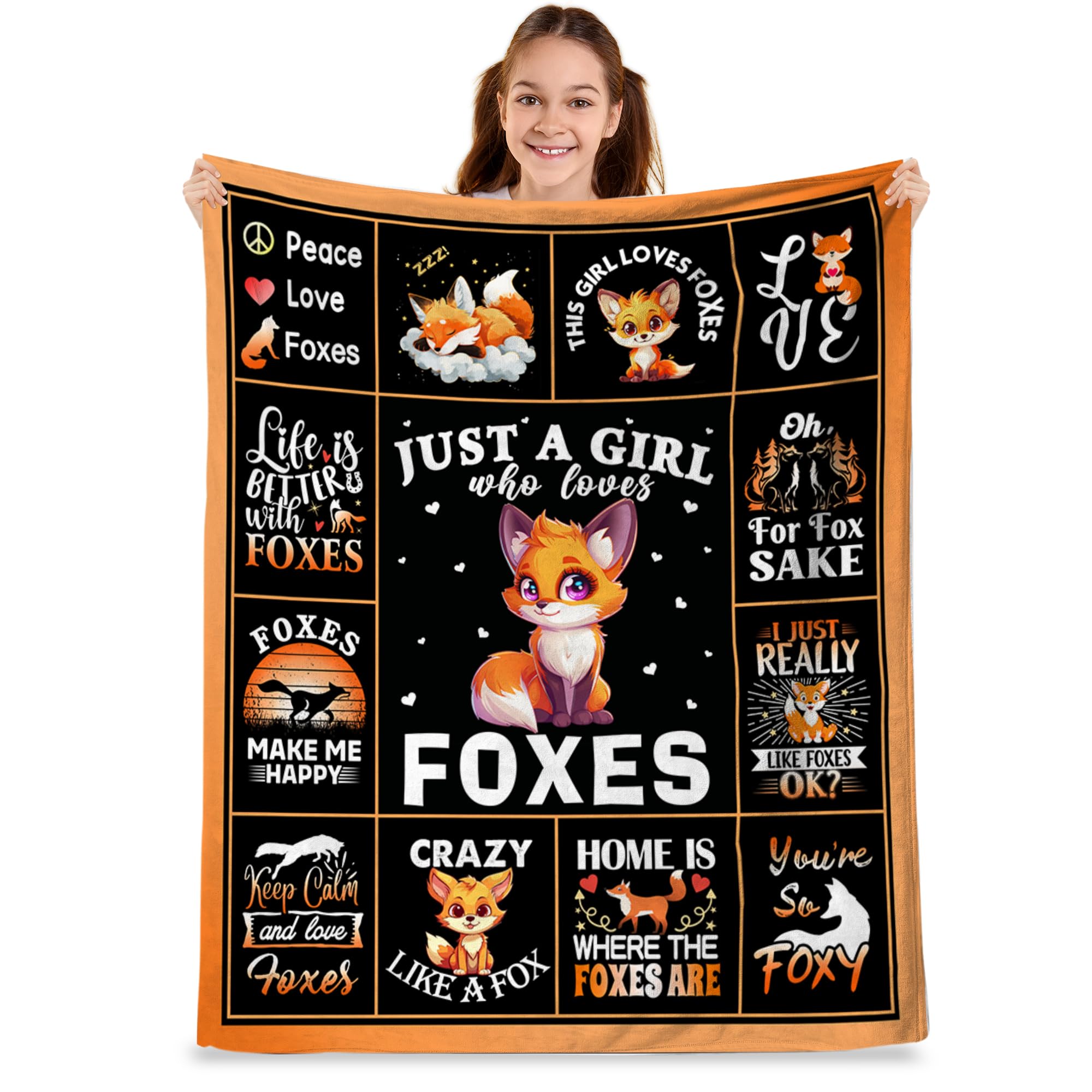 Kieetlan Just a Girl Who Loves Blankets, Fox Lovers