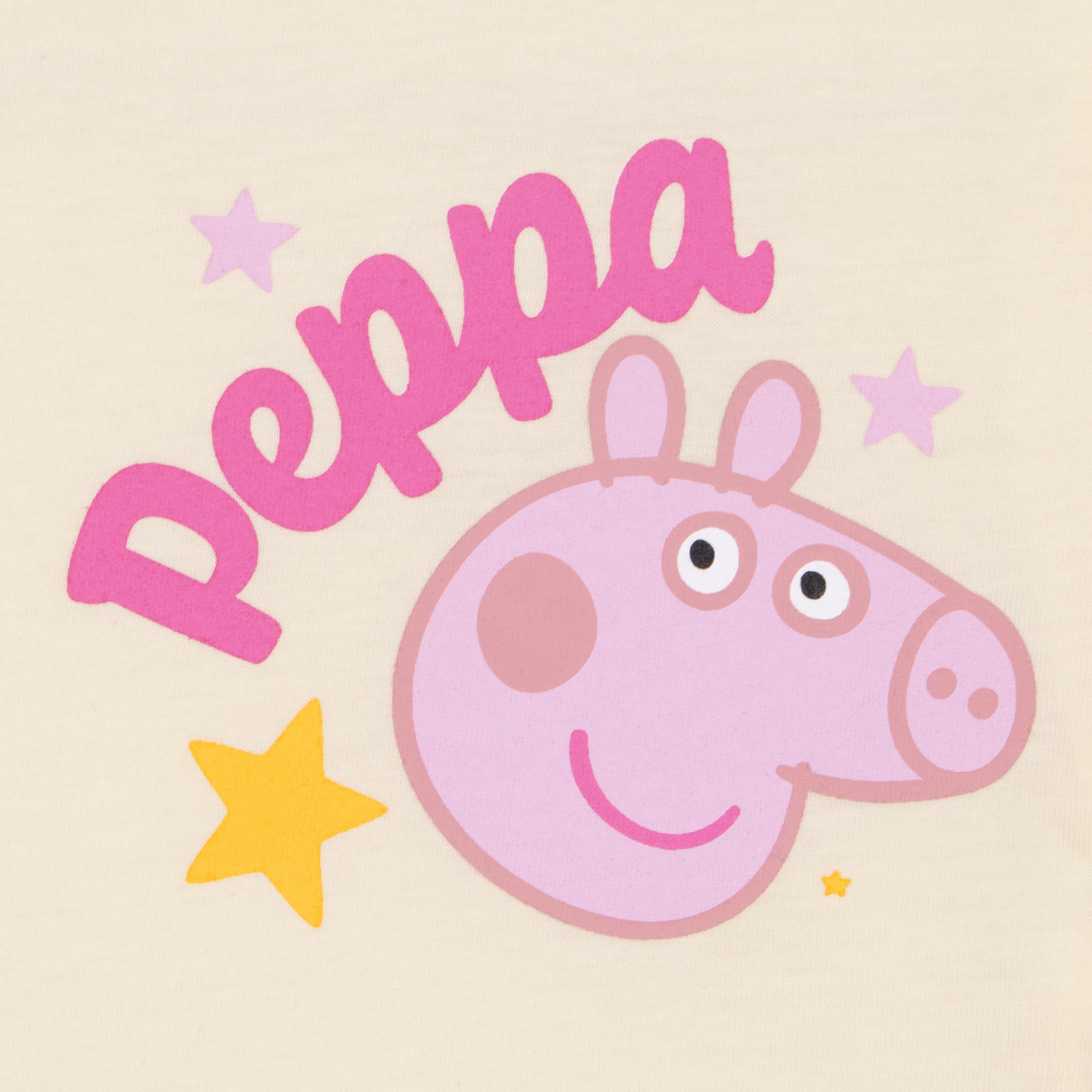 Peppa Pig Camisetas Niña Pack de 3, Camiseta Niña Manga Corta, Ropa Niña con Peppa, George y Evie