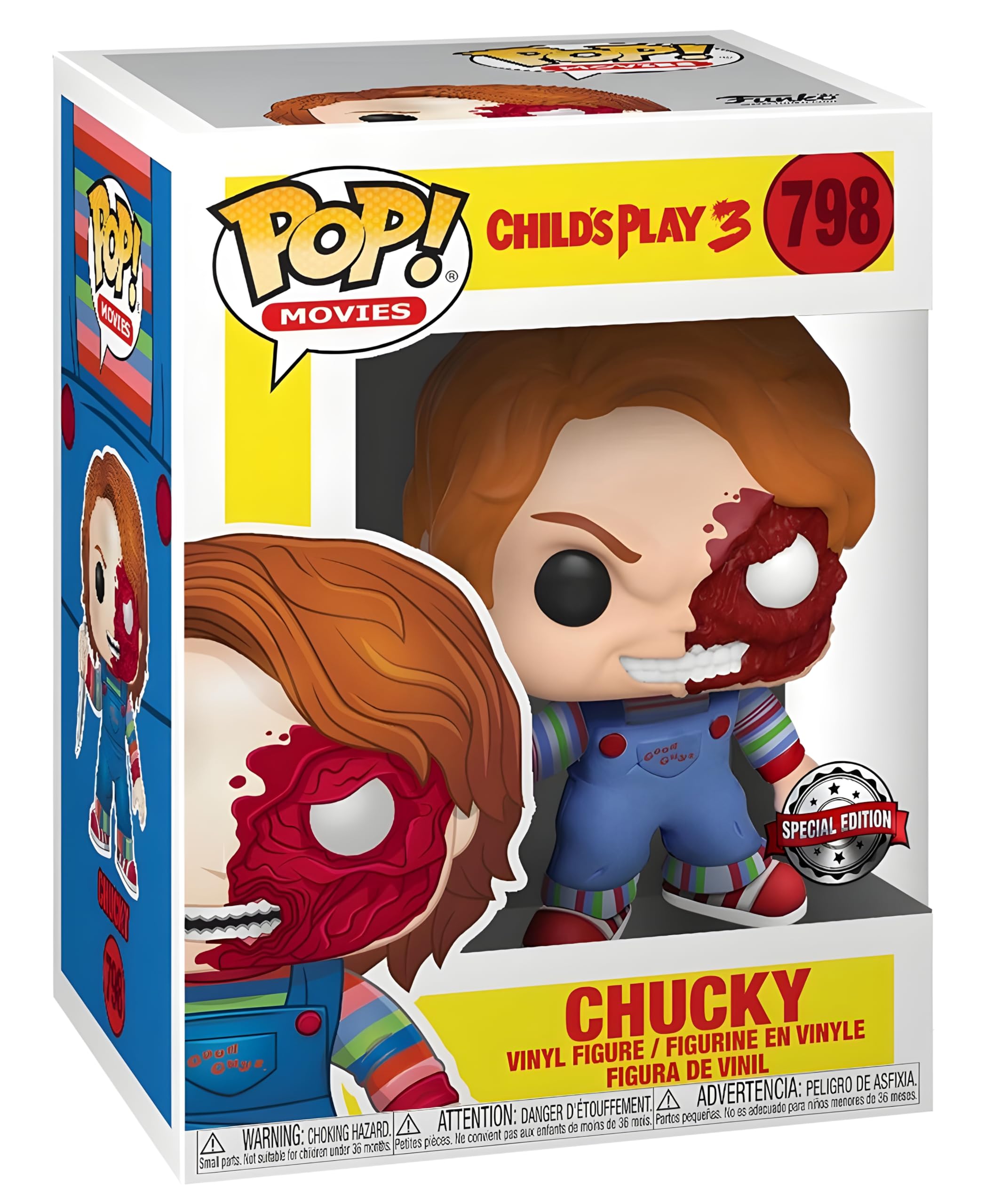 Funko POP Movies: Horror S7 - Chucky Half (BD) (Exc) : Funko