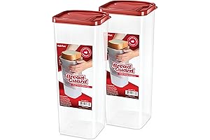Bread Storage Container | Airtight Lid | Kitchen Countertop Bread Saver Box...