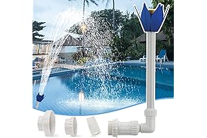In-Ground Swimming Pool Flower Waterfall Fountain Decoration