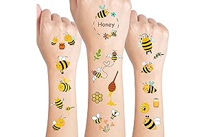 24 Bumble Bee Temporary Tattoos: The Buzzworthy Party Favors!