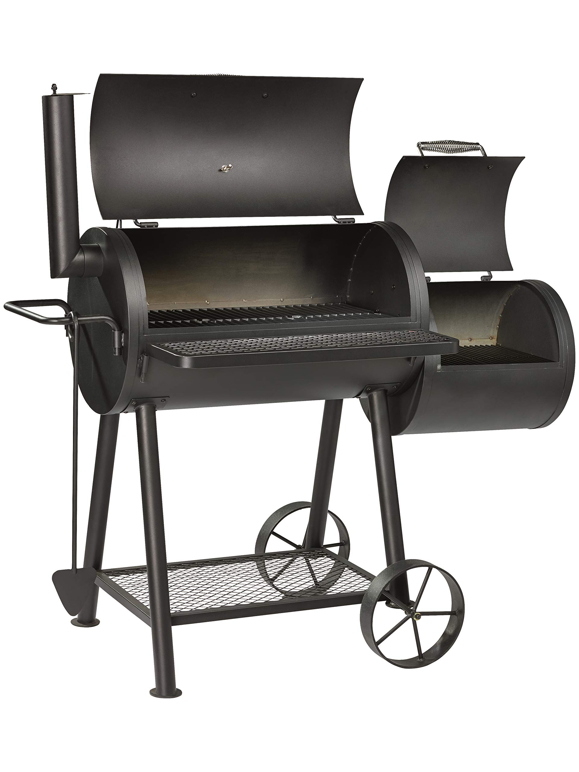 BBQ-Toro 3-in-1 rookton, diameter 47 cm, grillton, houtskoolgrill, vuurschaal, rookoven met thermometer, tuingrill, rookoven, barbecue