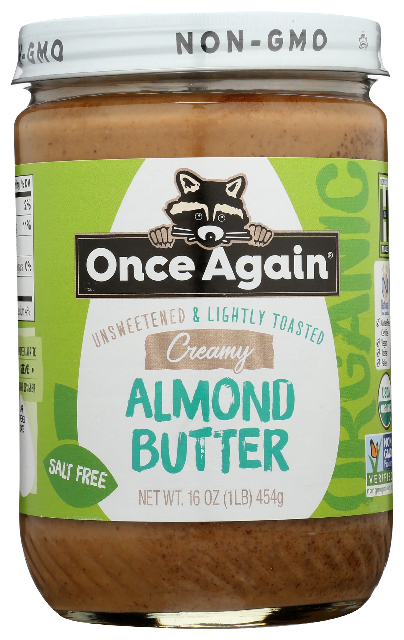 Once Again Creamy Organic Almond Butter