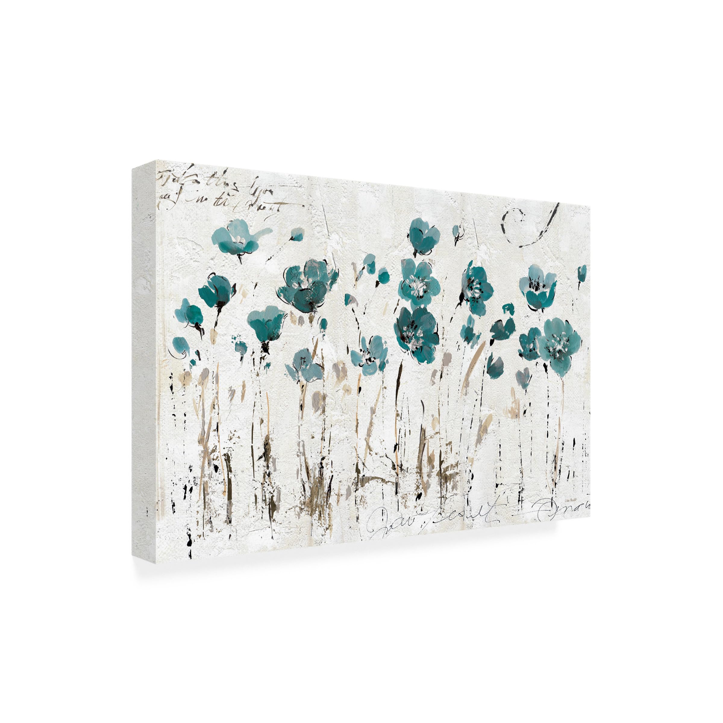 Trademark Fine Art Abstract Balance VI Blue Wall Decor by Lisa Audit 16 x 24