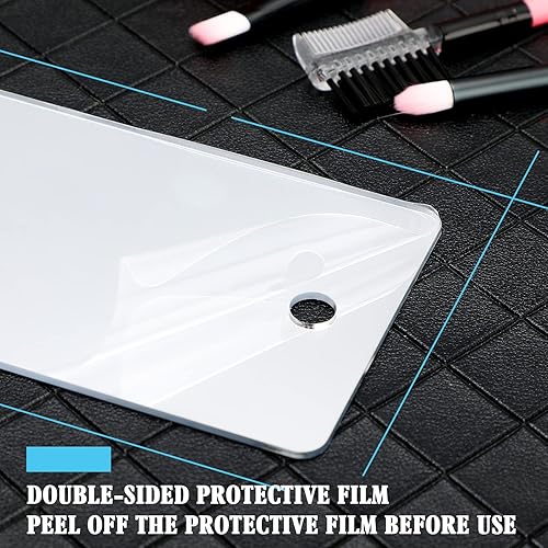 Miniatura 5 de Amyhill 10 espejos de campamento de peso pluma, inastillables, compactos, pequeños a granel, para viajes, afeitado, maquillaje, colgar en la pared,