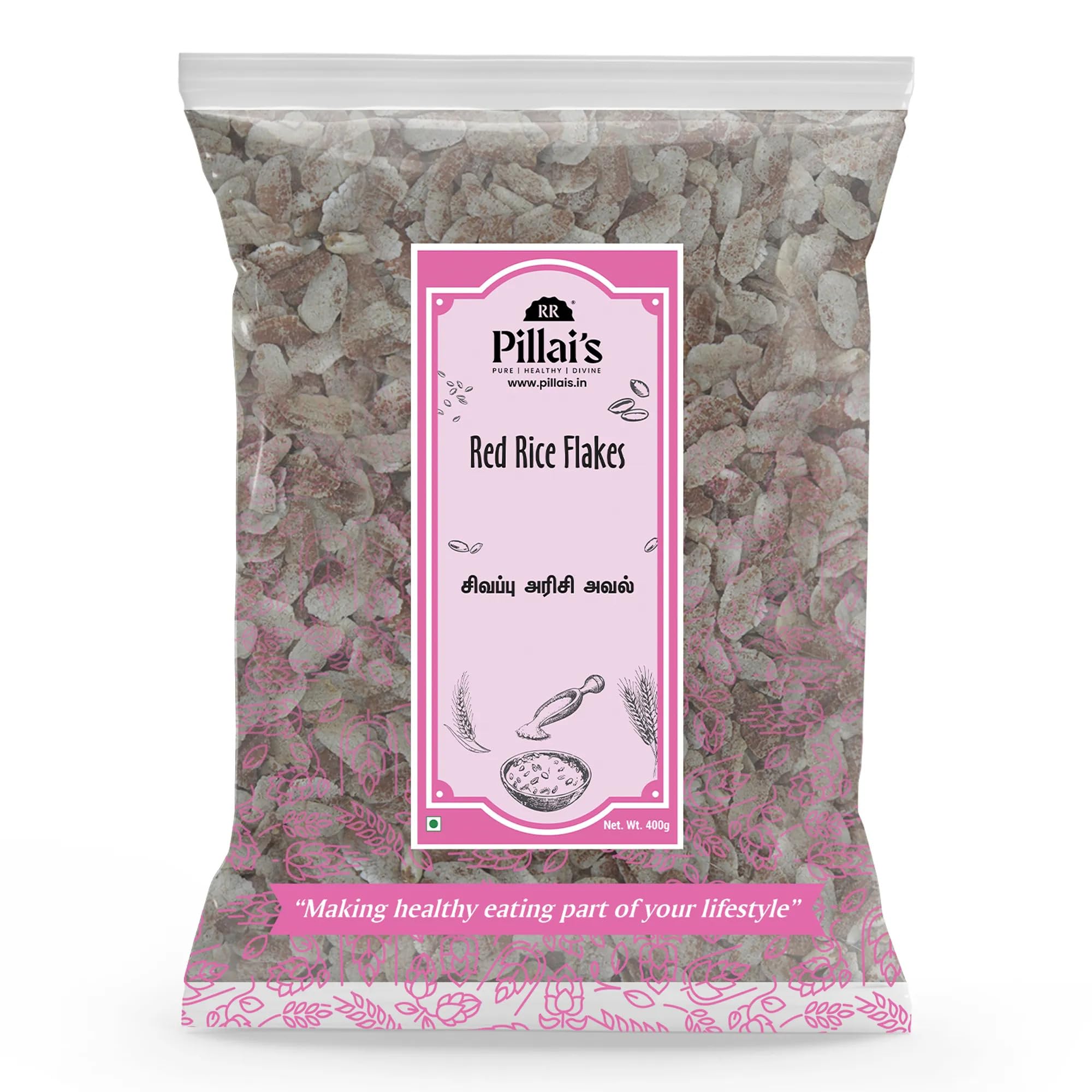 RR PILLAI'S Red Rice Flakes - 250g-image-13