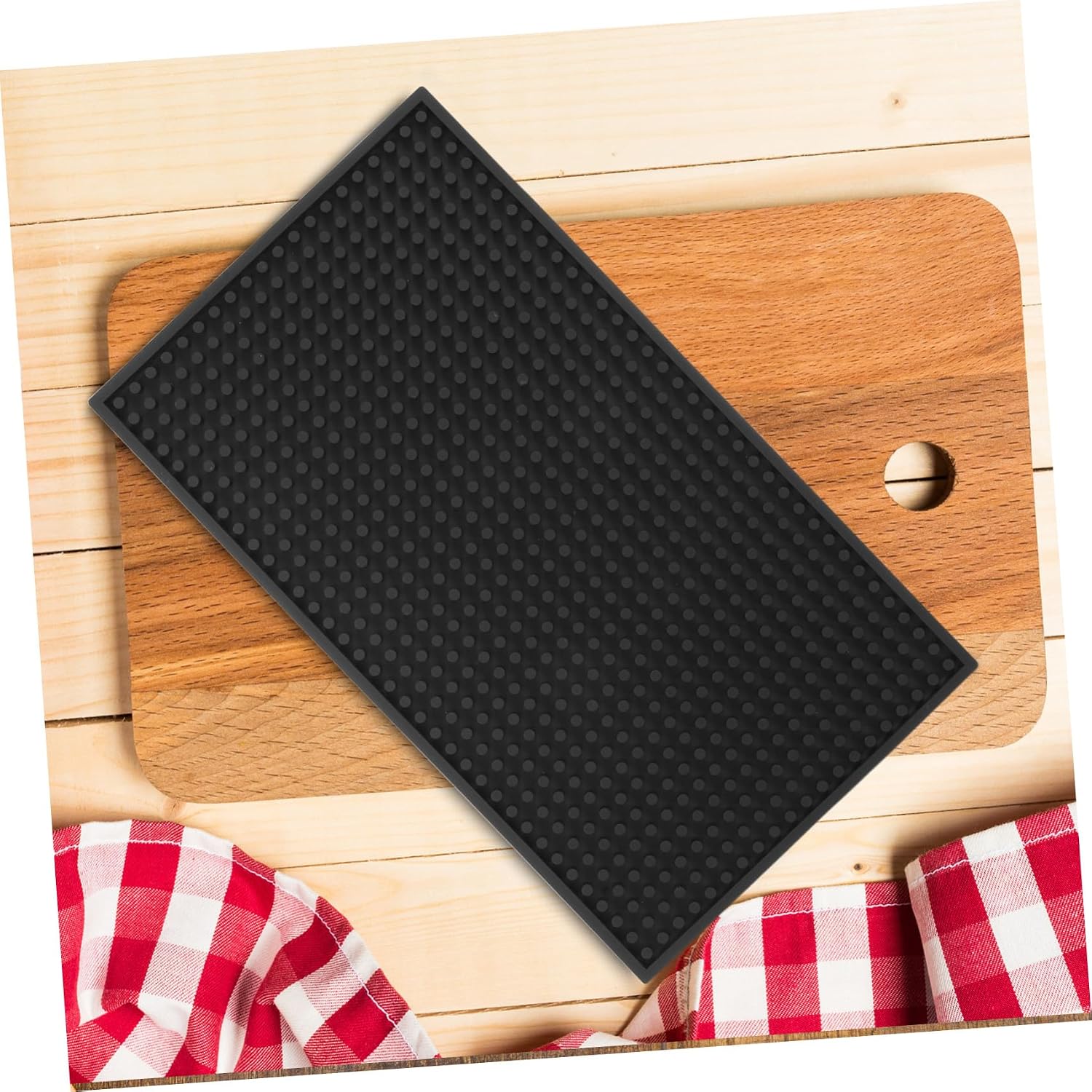 Silicone Cutting Board Grip Mat, 35x20cm Non Slip Pad