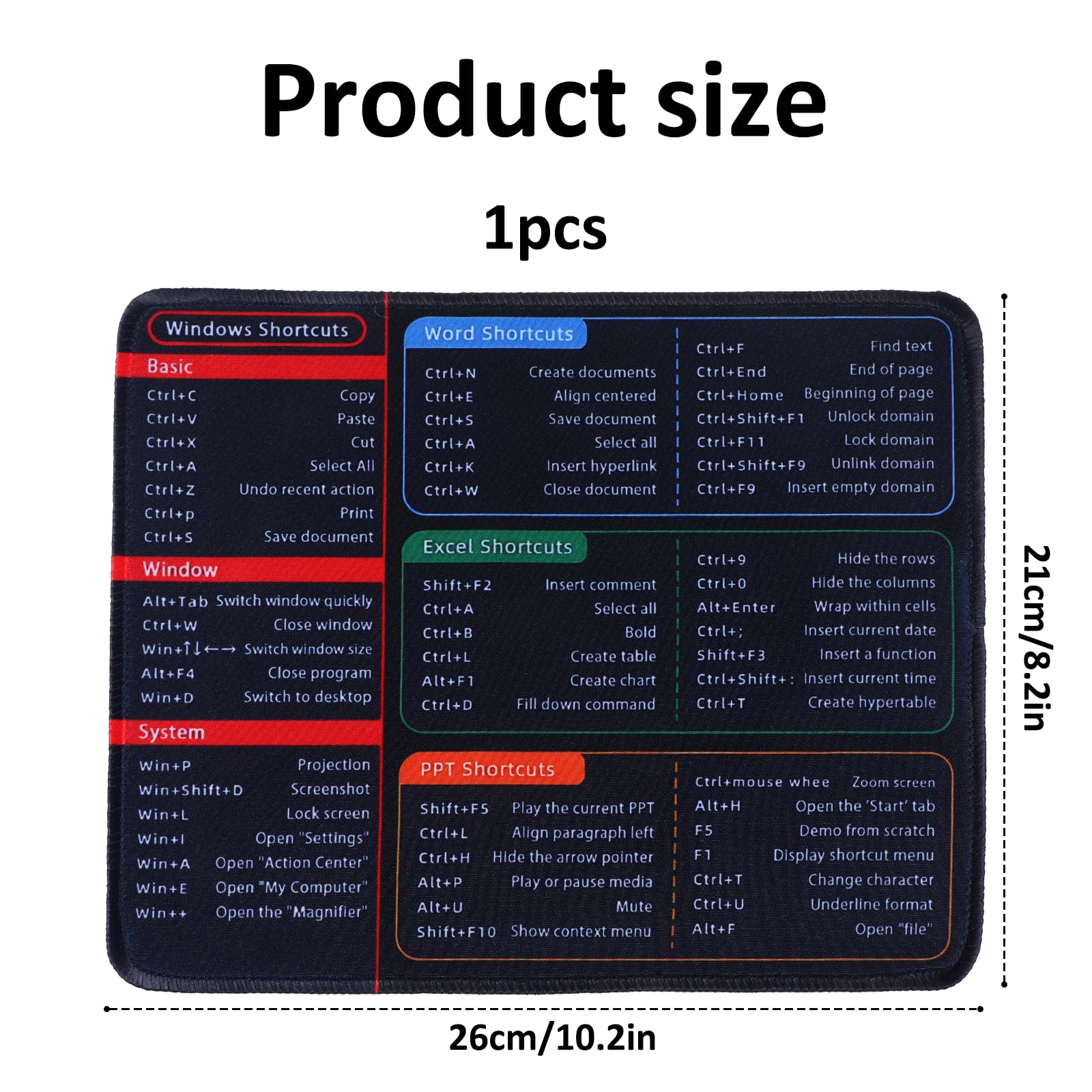Get Excel Pad - Powershell Cheat Sheet Desk Mat, Powershell Desk Mat - View #11
