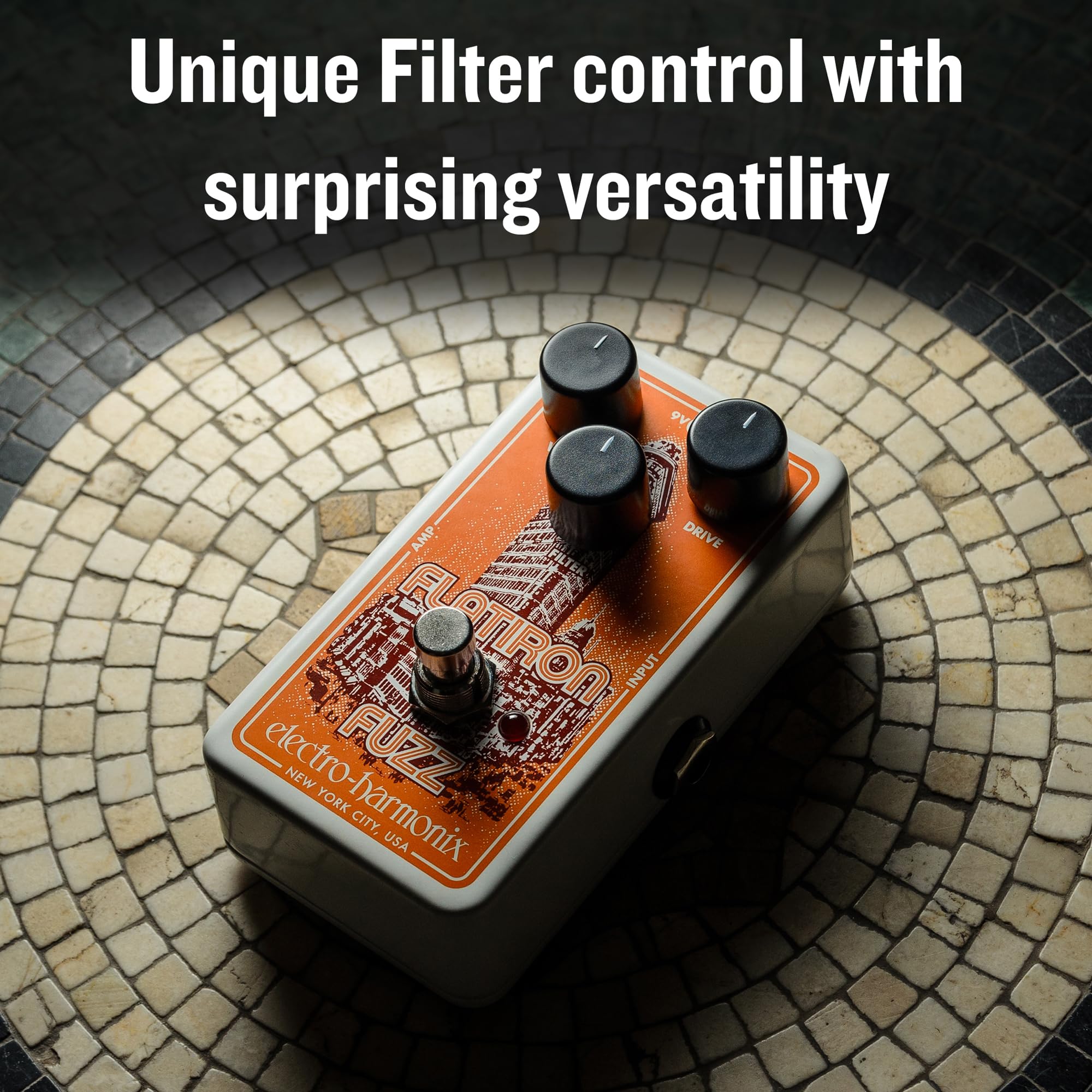 ELECTRO-HARMONIX FLATIRON FUZZ エレハモ Amazon.com: Electro-Harmonix Flatiron Fuzz Pedal : Musical