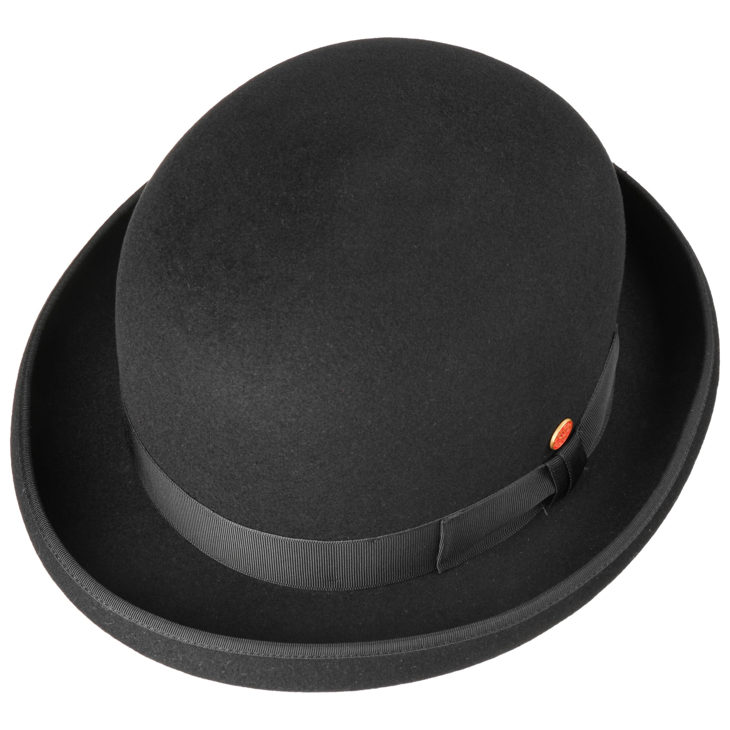 Mayser Viril Melone Hut Herrenhut Bowler Wollfilzhut Mit Ripsband