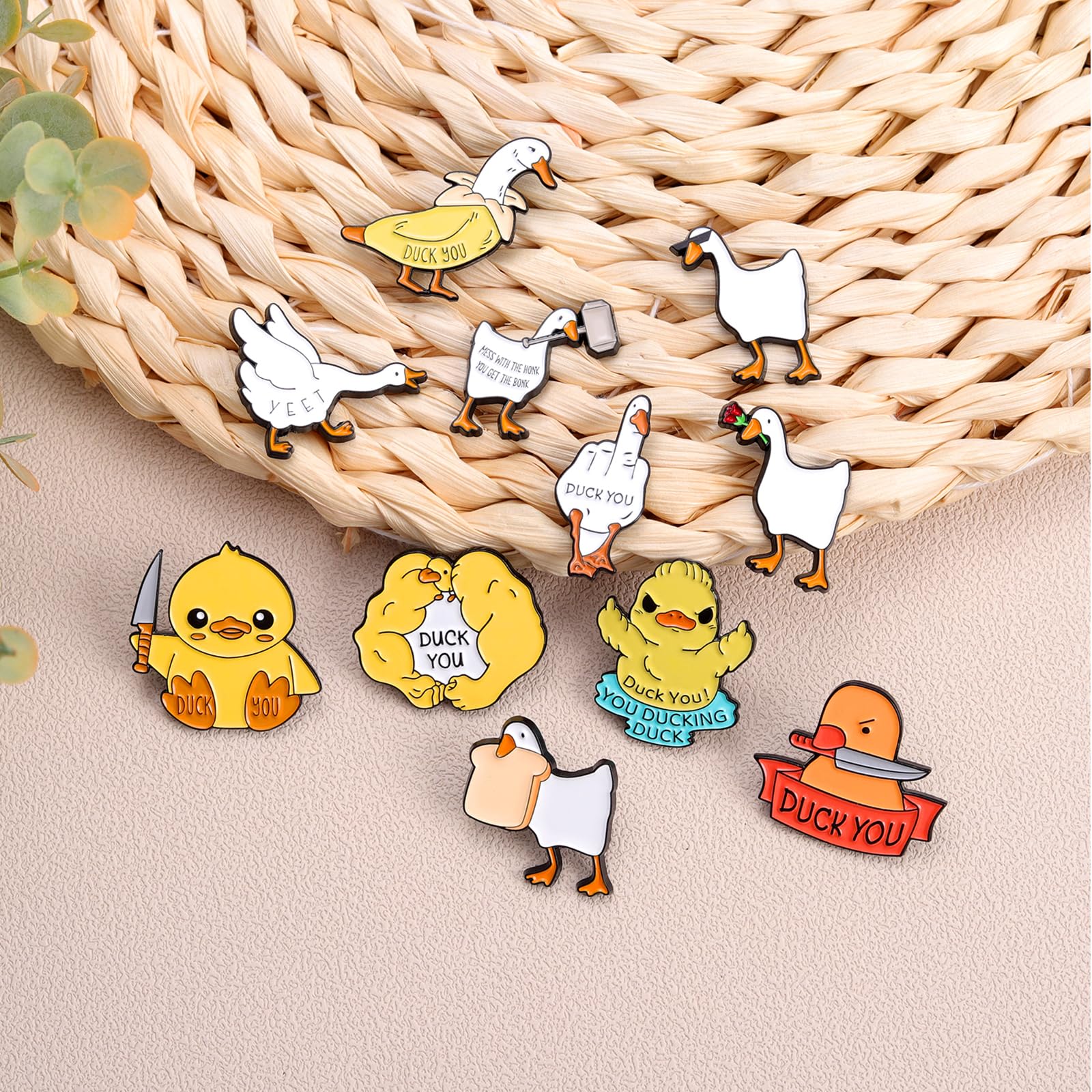 Bulk Set Of 10 Cute Cartoon Enamel Pins – Fun Anime Brooches For Backpacks, Jackets & Hats 1 thumbnail image