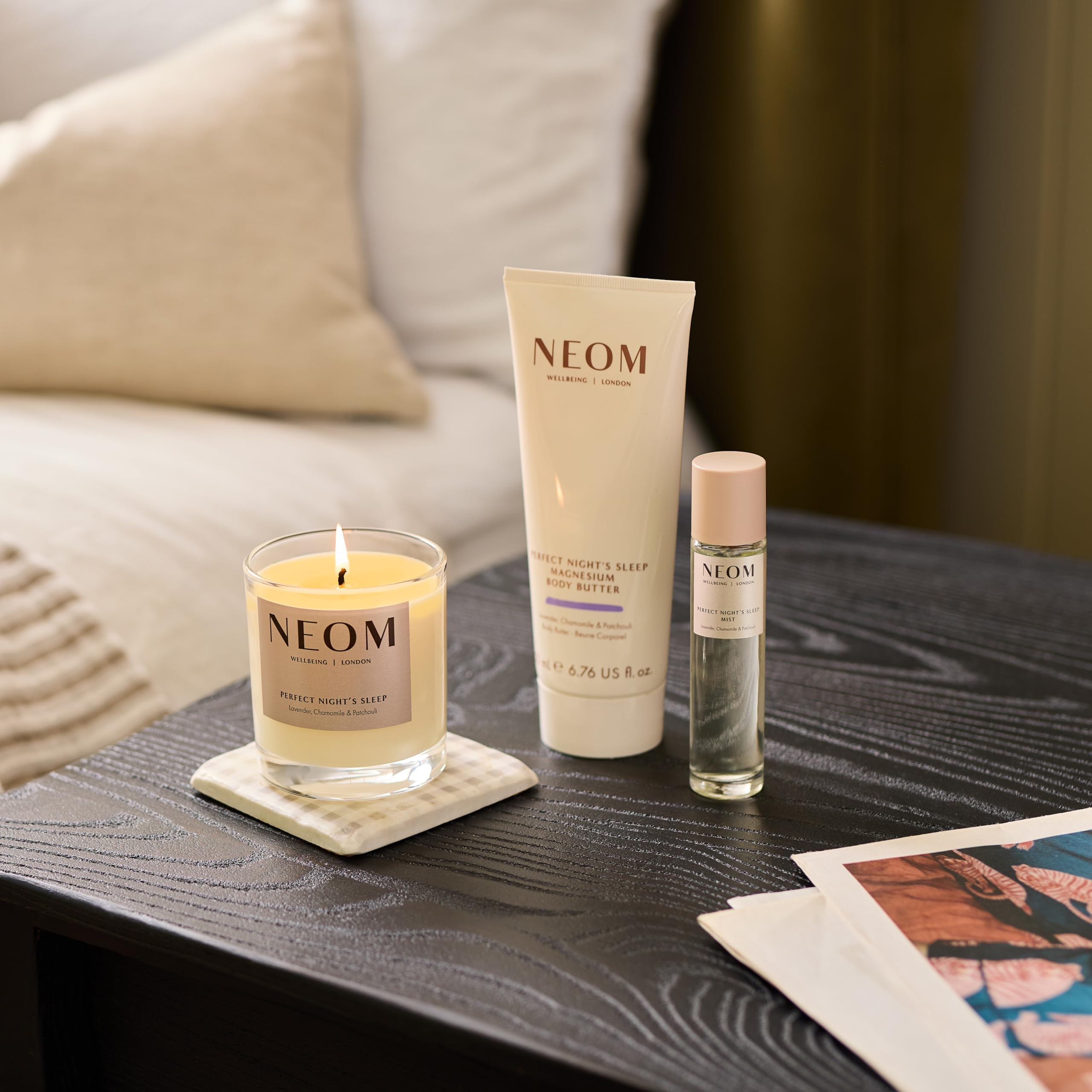 NEOM - Perfect Night's Sleep Magnesio Body Butter, 200ml | Crema idratante con oli essenziali | Nutre e ammorbidire | lavanda e gelsomino
