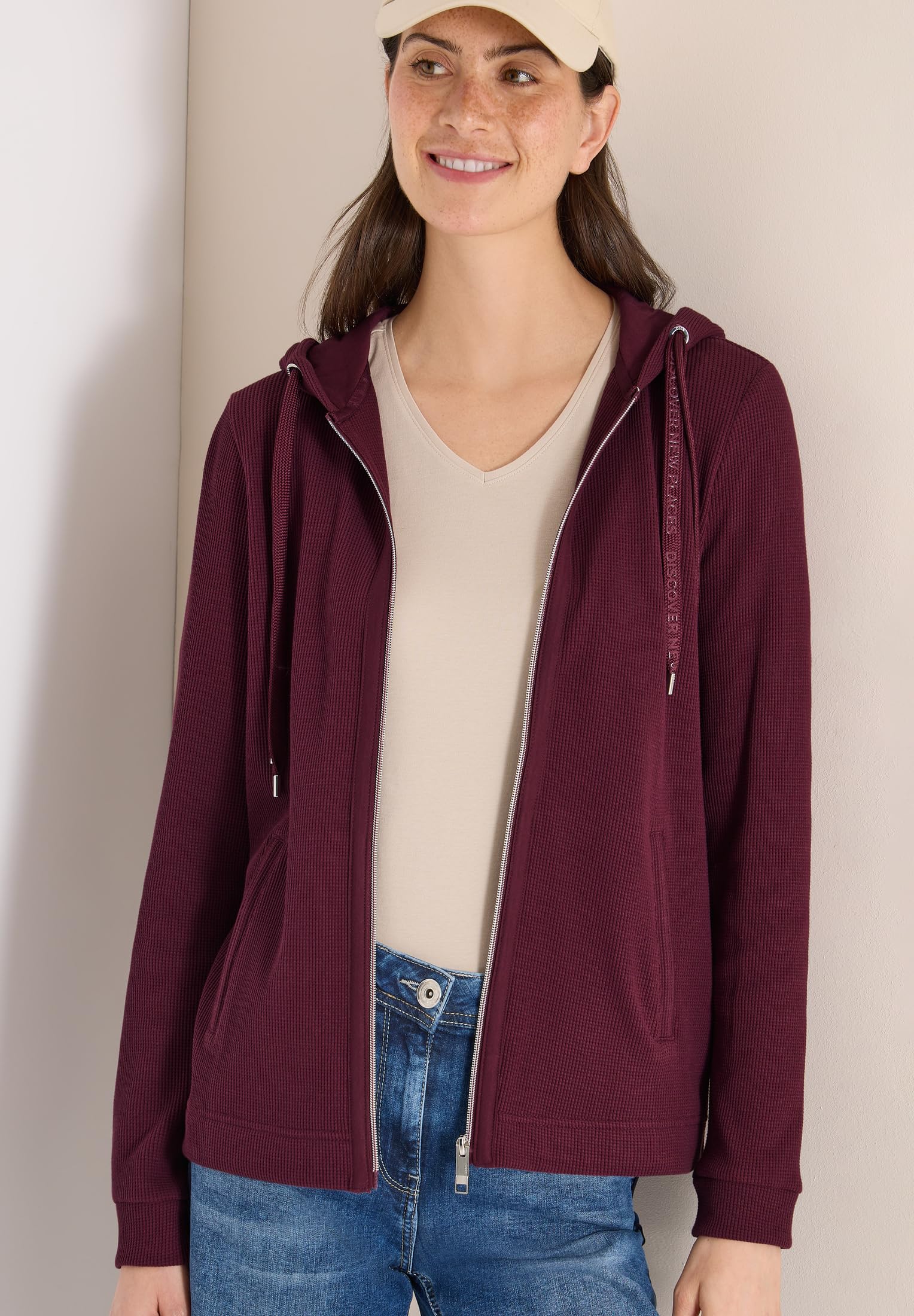 Cecil NOS Solid T-Shirt Jacket