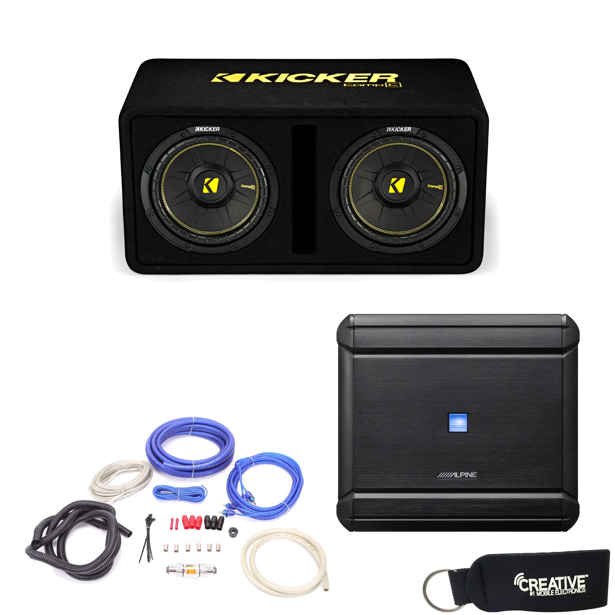 Amazon.co.jp: Alpine MRV-M500 アンプとKicker DCWC102 デュアルCompC 