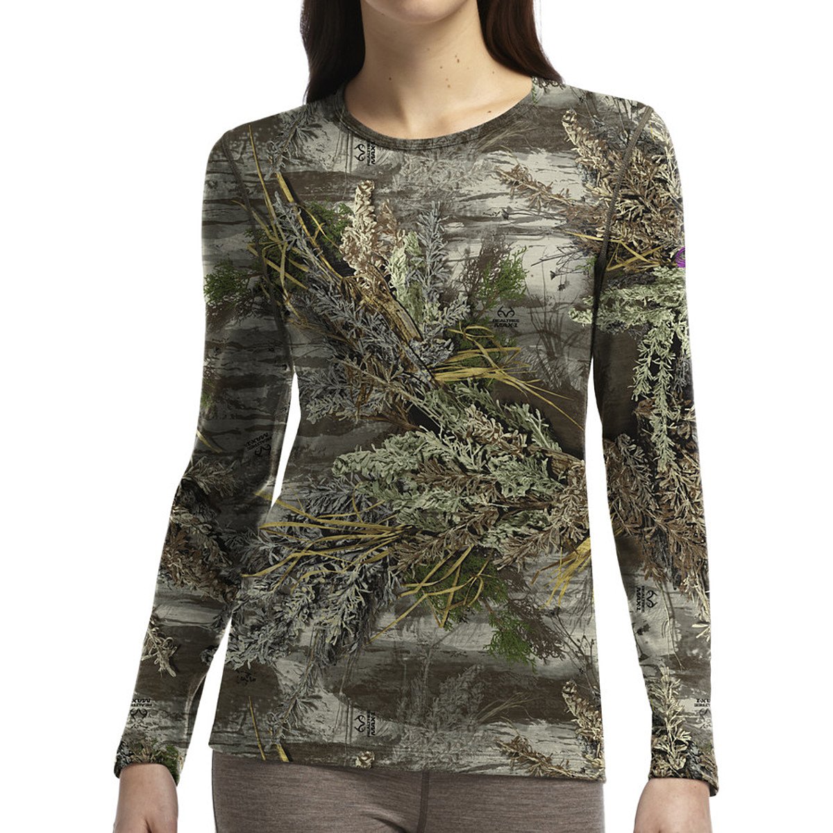 Icebreaker Merino Womens Ika Hunting And Fishing Long Sleeve Base