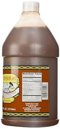 Pepper Plant California Style Hot Sauce (Original, 64 Fl. Oz.)