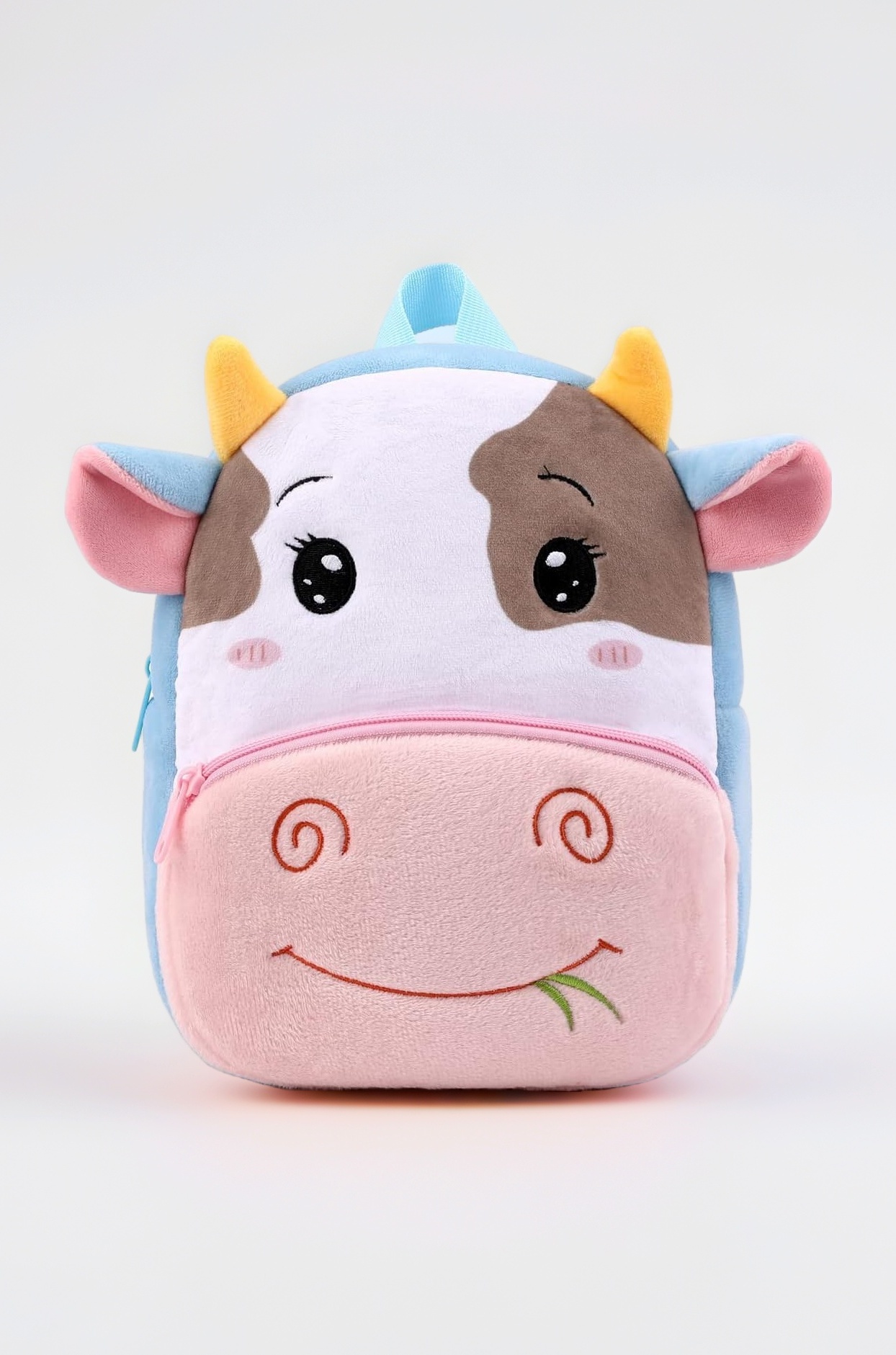 HappyChild Kids Plush Backpack for Boys and Girls, Plush Animal Cartoon Mini Backpack Little kids bags for 2-5 years