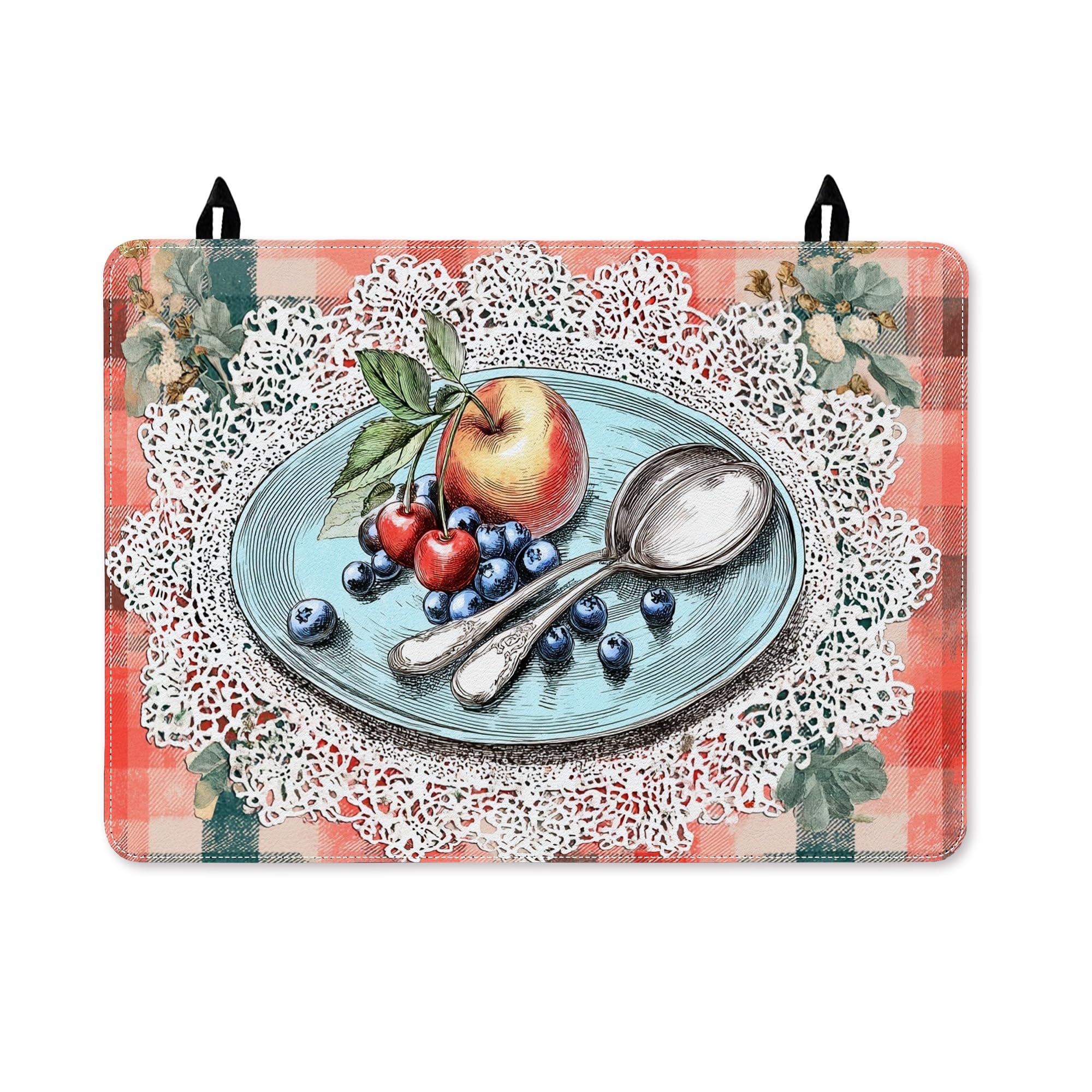Housse de protection pour cuisinière électrique cerises 71x50,8 cm