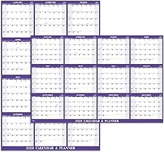 2026 Dry Erase Calendar for Wall - Dry Erase Wall Calendar 2026, JAN.2026 - DEC.2026, 2026 Yearly Wall Calendar, 34.8" x 22.9", 2026 Dry Erase Calendar with Julian Date, Vertical/Horizontal