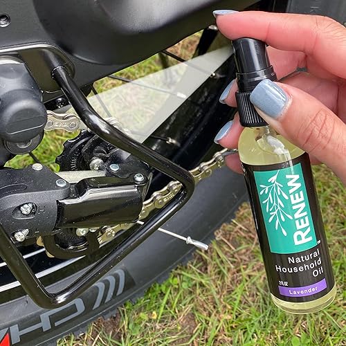 Miniatura 7 de Renueva aceite natural para el hogar sin perfume de 2 onzas, lubricante de cadena y rodillo, lubricante para bicicleta, puerta de garaje, bisagra de