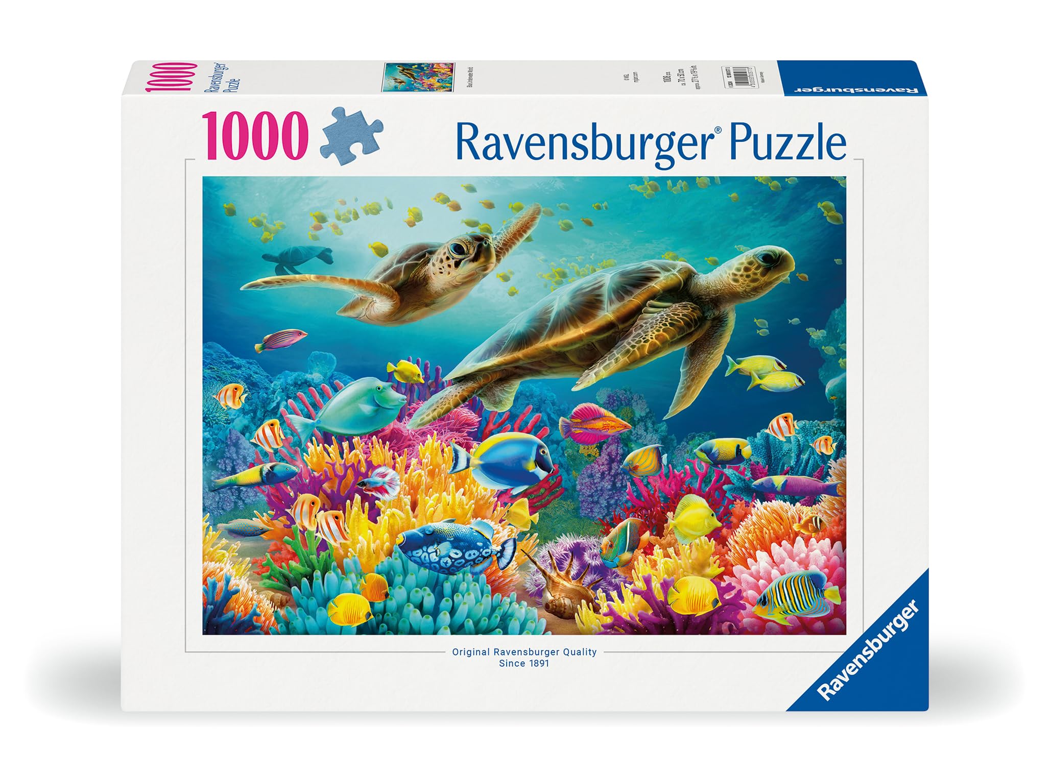 Ravensburger 12000577, Blue underwater world, 1000 pieces jigsaw puzzle, Puzzle for adults and kids age 14 years up - Image 2
