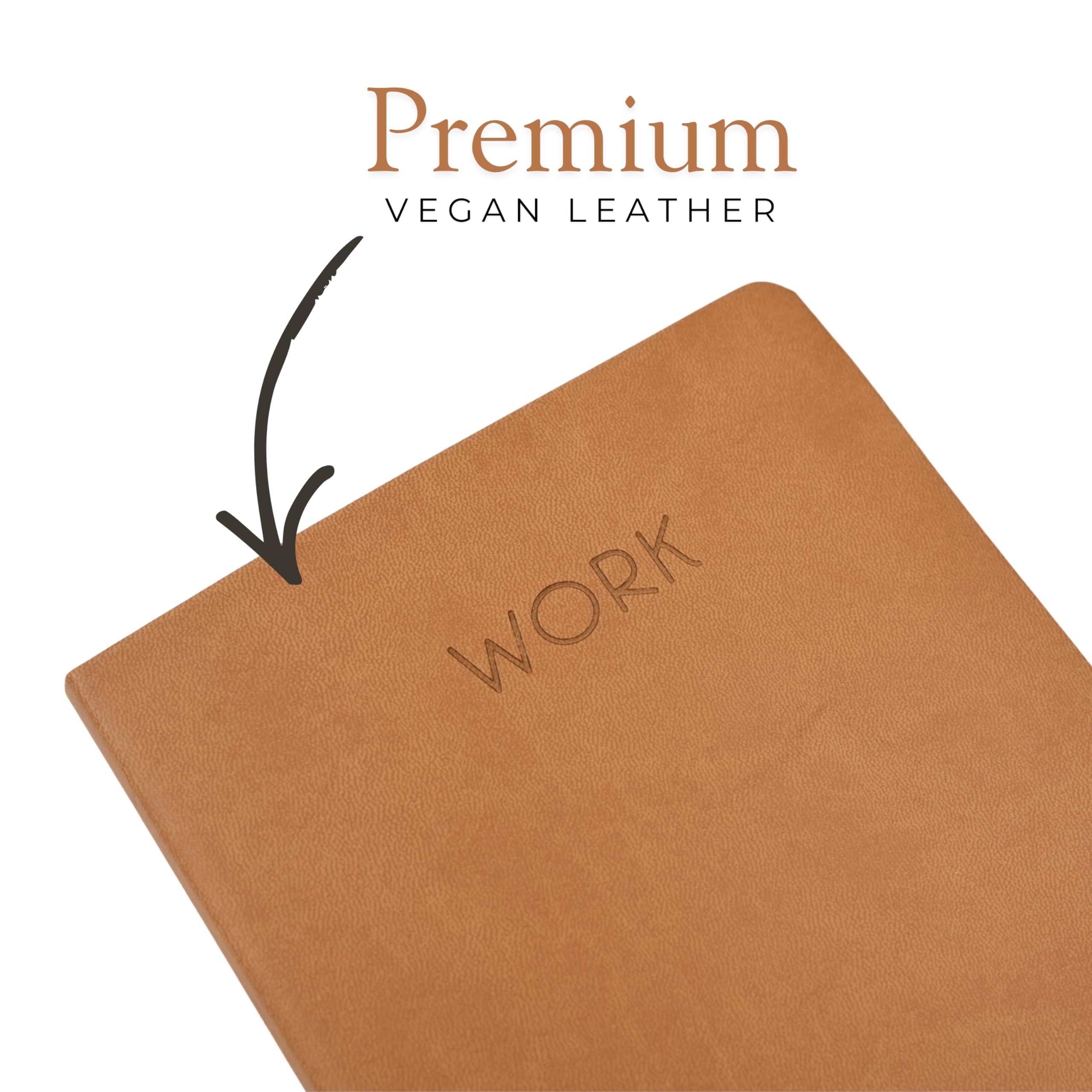 kellofaplan Agenda di lavoro, senza data, 12 mesi, formato A5, marrone chiaro, organizer professionale, carta da 40,8 kg (marrone)