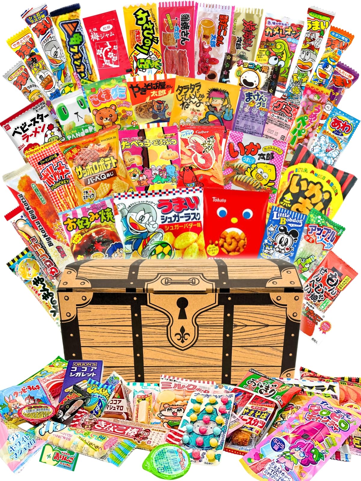 Amazon.co.jp: お菓子 駄菓子 詰め合わせ 60種65点セット ギチギチ