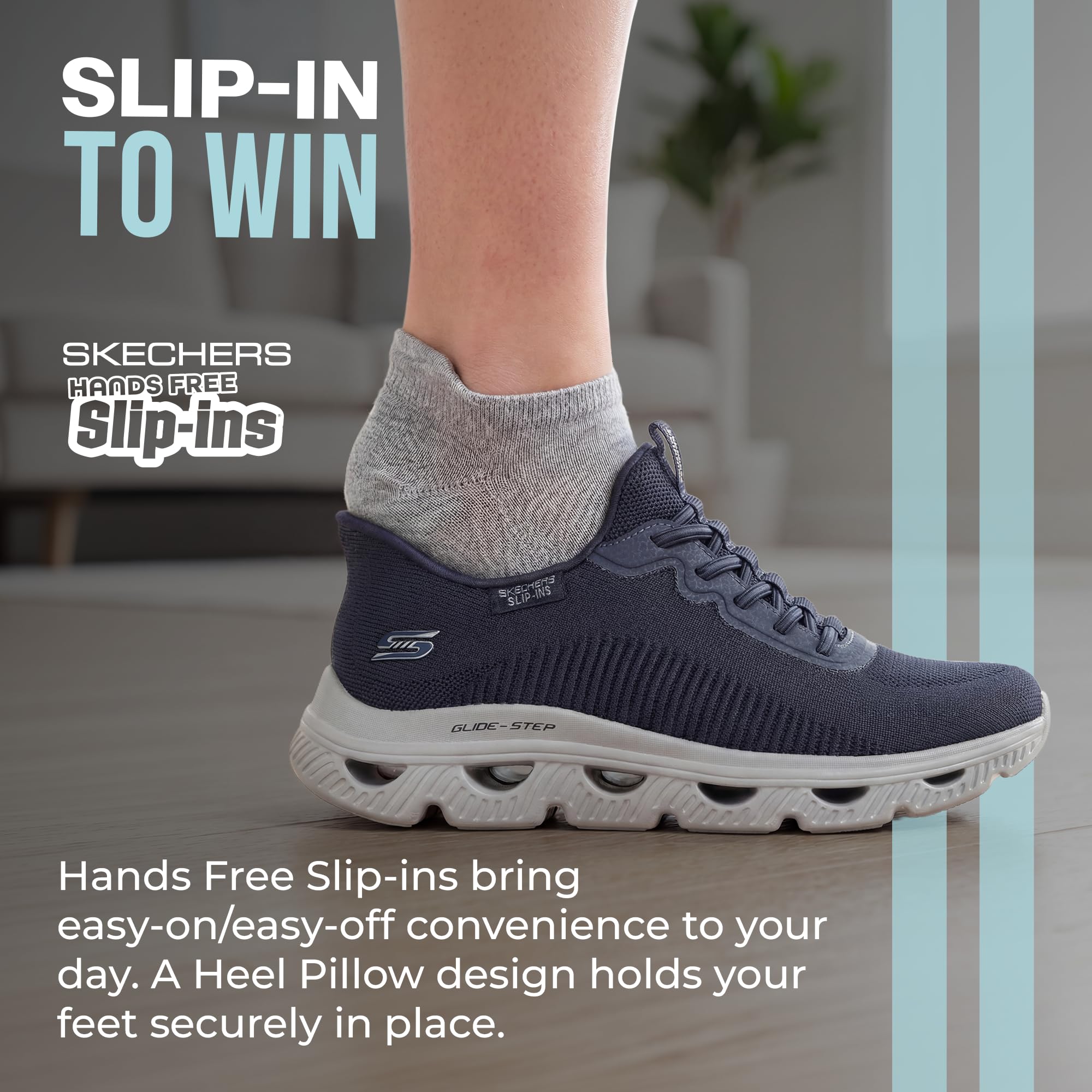 Skechers Glide Step ARC Waves - Hands Free Slip-ins ZapatillasMujer