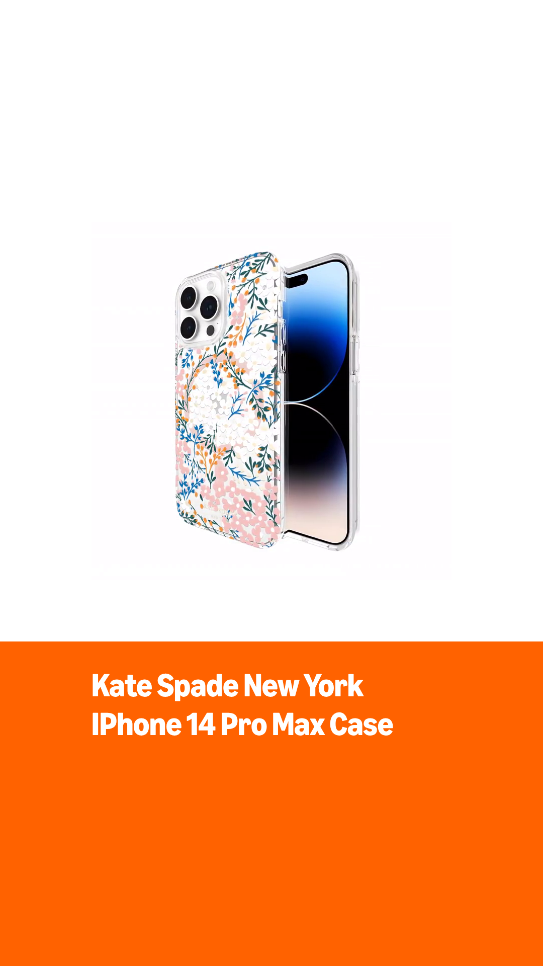 Kate Spade New York iPhone 14 Pro Max Case, Compatible with