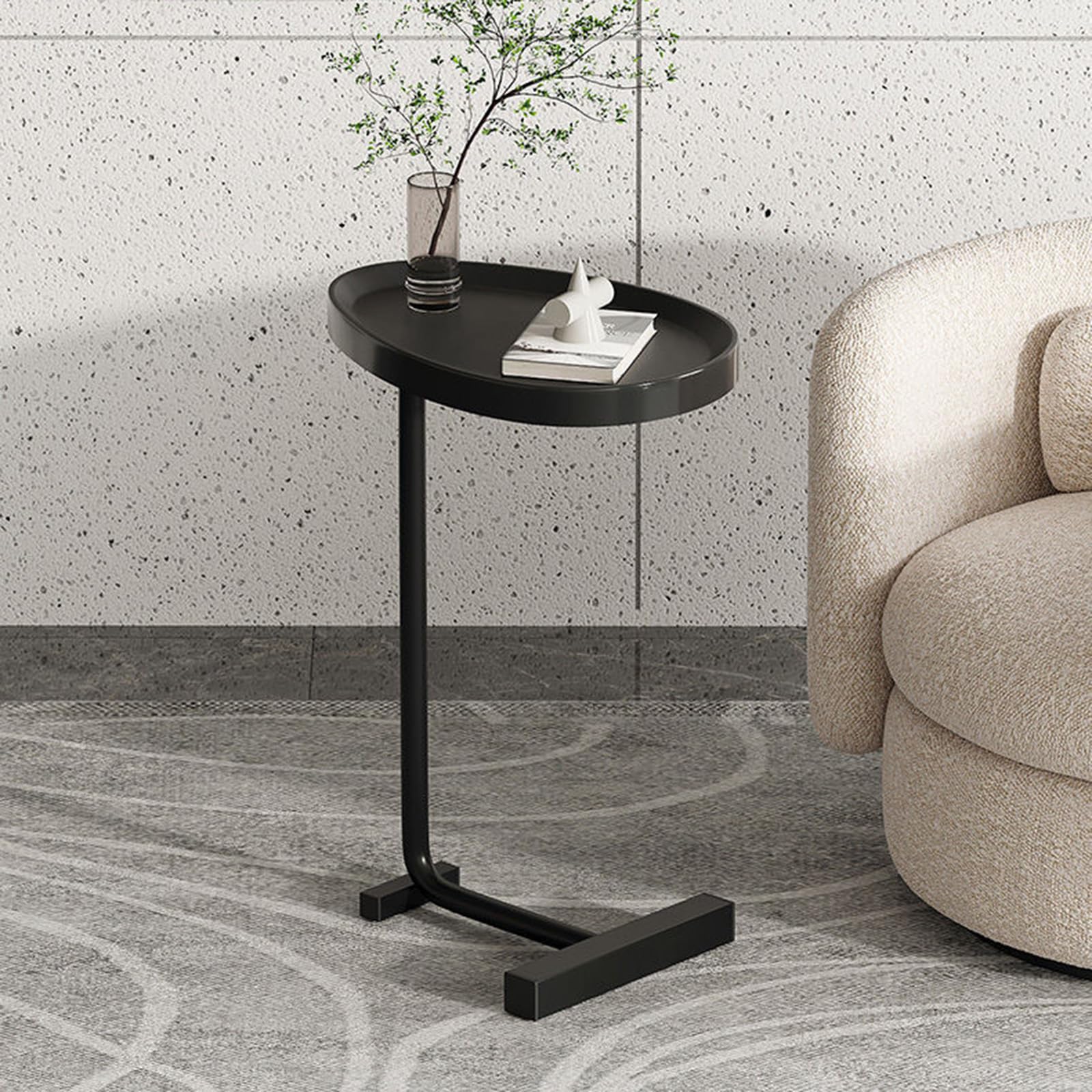 Karf 卵型コーヒーテーブル エッグシェイプコーヒーテーブル Oak karf