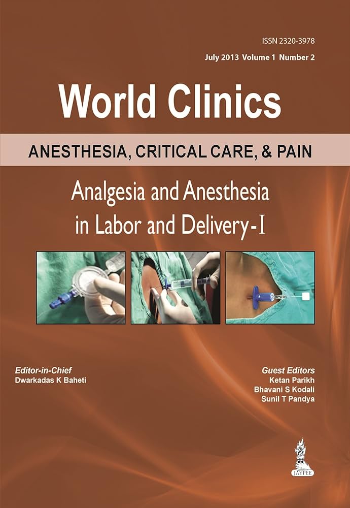 Amazon | Analgesia and Anesthesia in Labor and Delivery-I (World