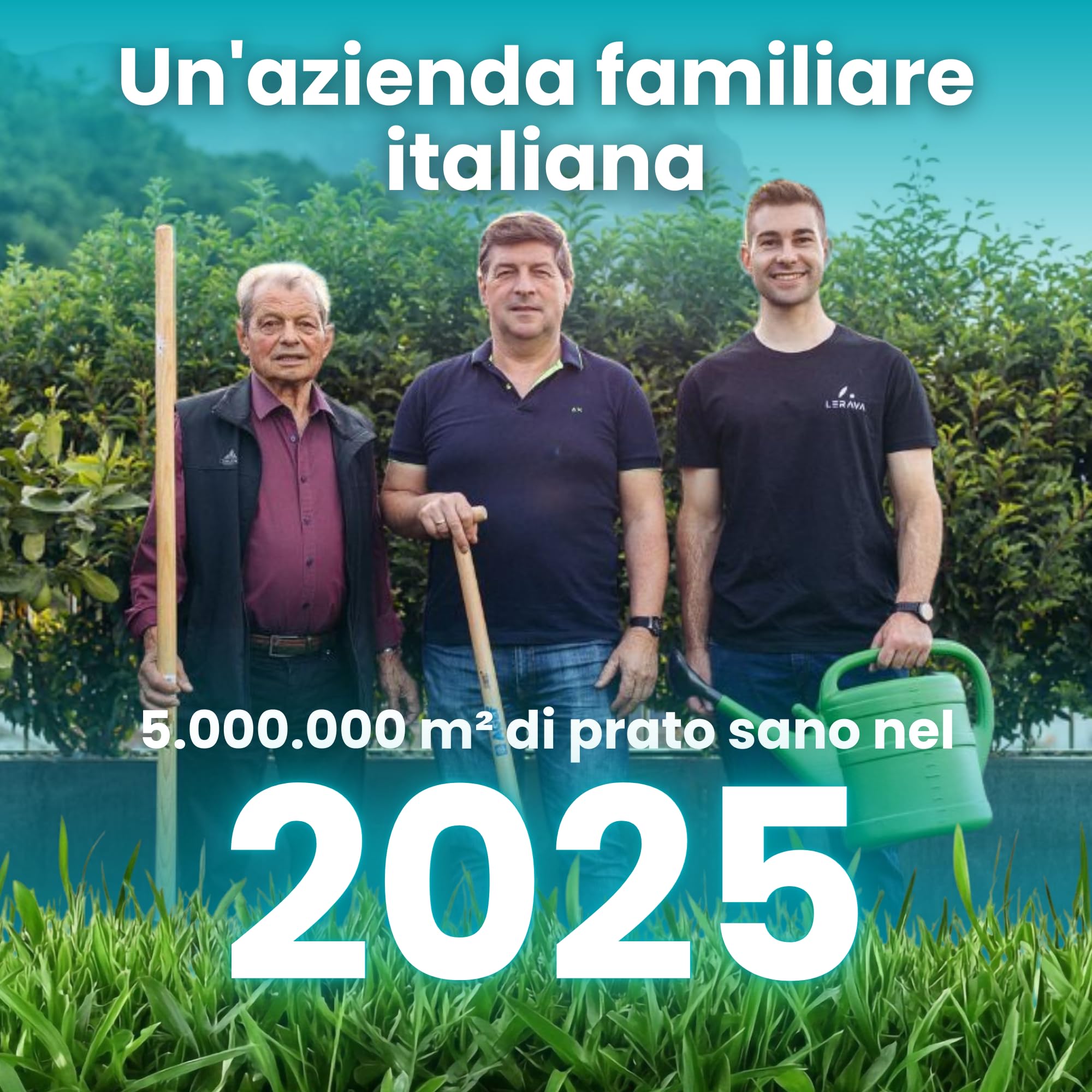 LERAVA Revive (18 kg) - Calce per prato per equilibrio pH ottimale - ammendante per migliorare struttura e fertilità del suolo - apporto naturale di calcio per un prato sano e resistente
