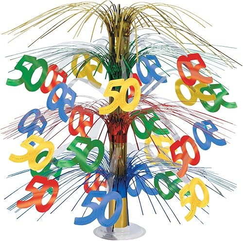 Beistle 50363-bks 50Cascade Centerpiece Multicolor