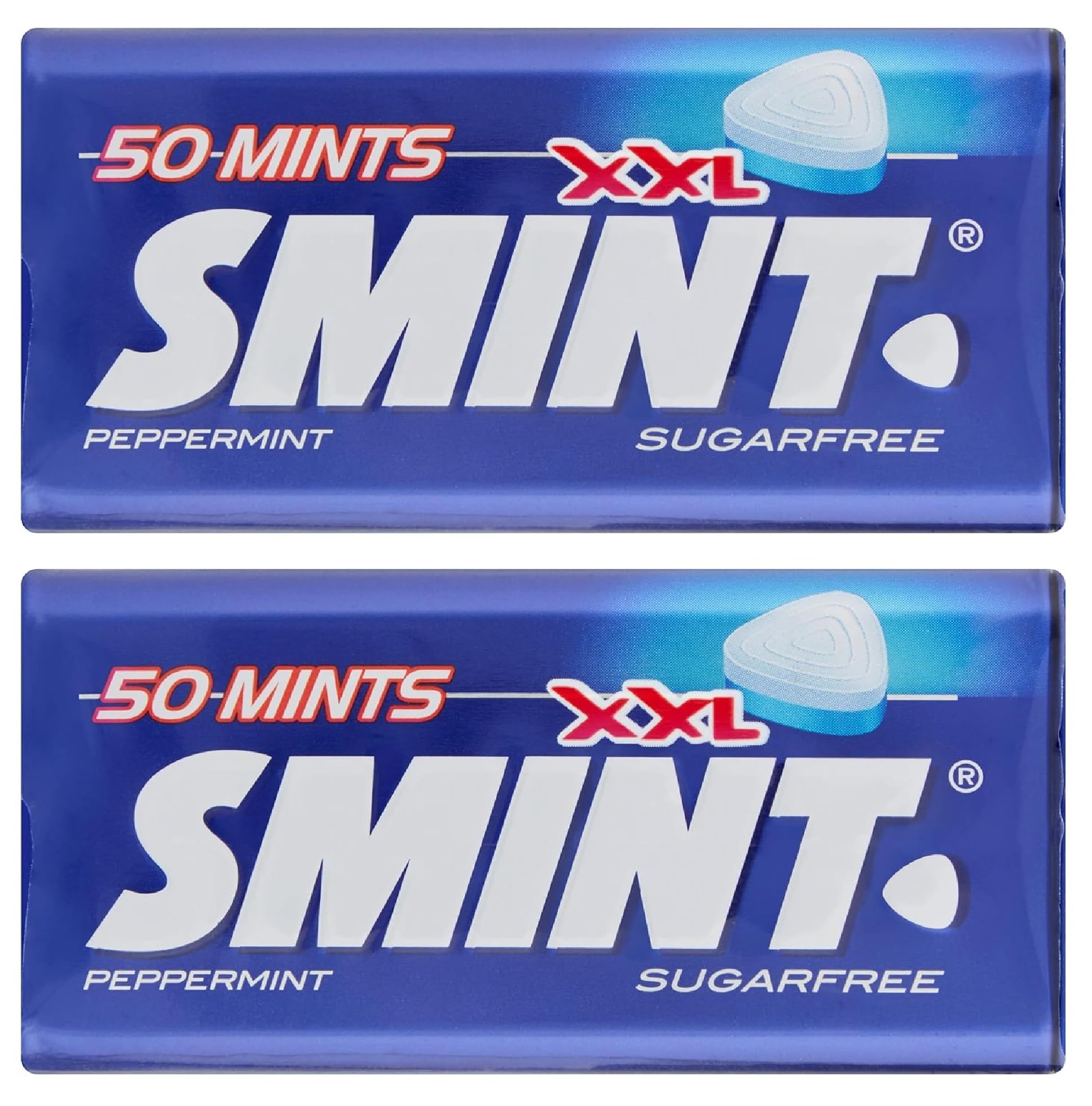 Smint XXL 50 Mints SugarFree Peppermint Each 35gm (Pack Of 2)