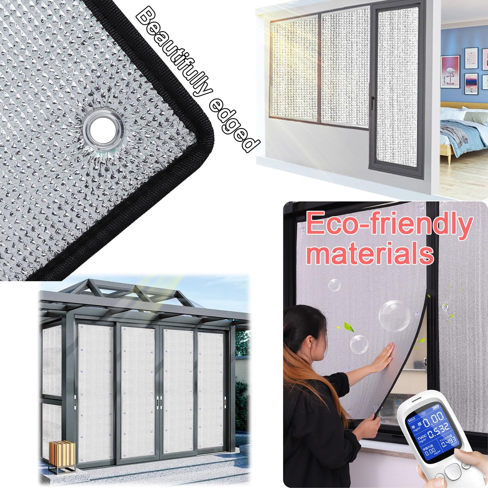 Película De Ventana Opaca Reflectante De Calor De Papel De Aluminio