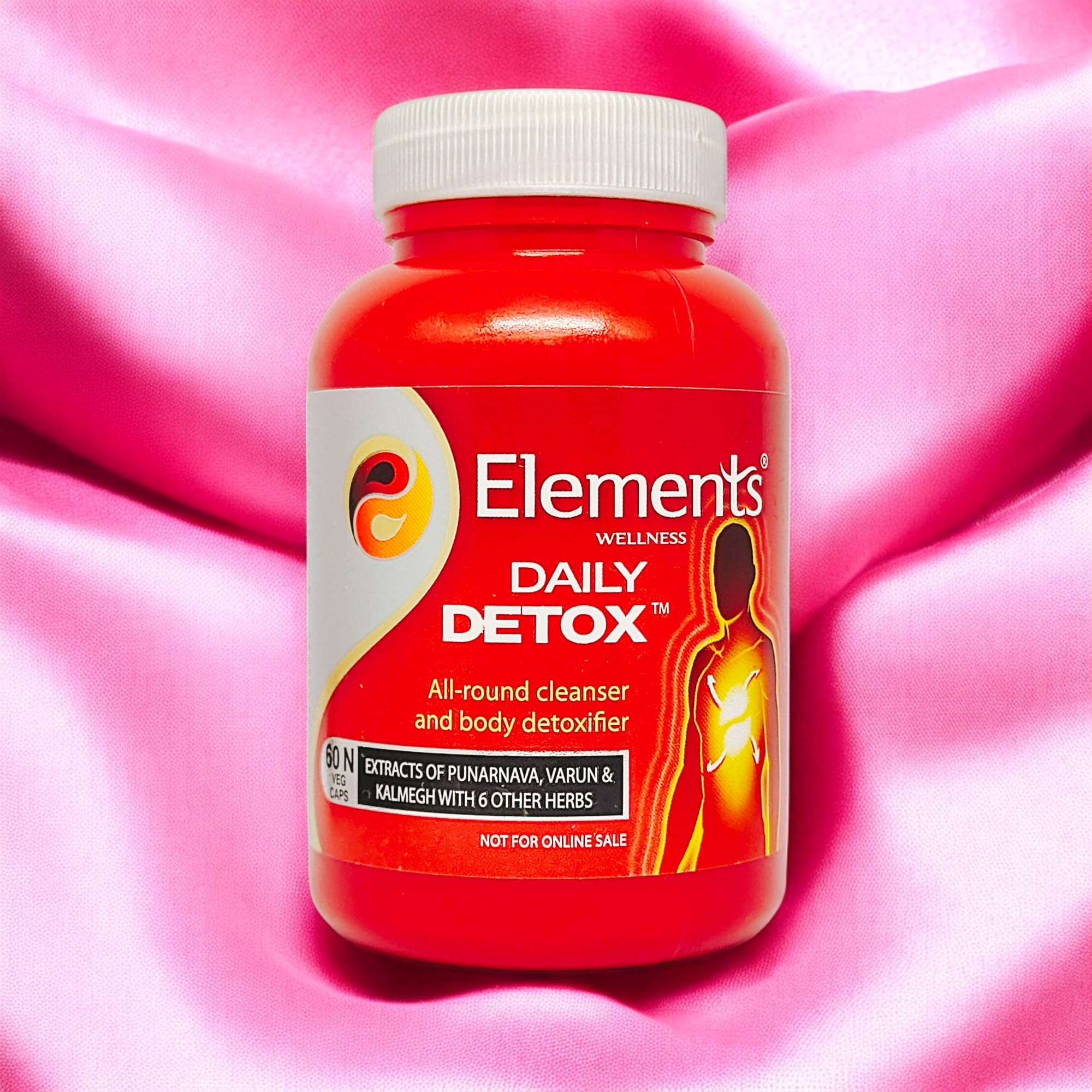 Elements Wellness Daily Detox Capsules – Supports Metabolism, Toxin Elimination & Immunity, 60 Capsule-image-40