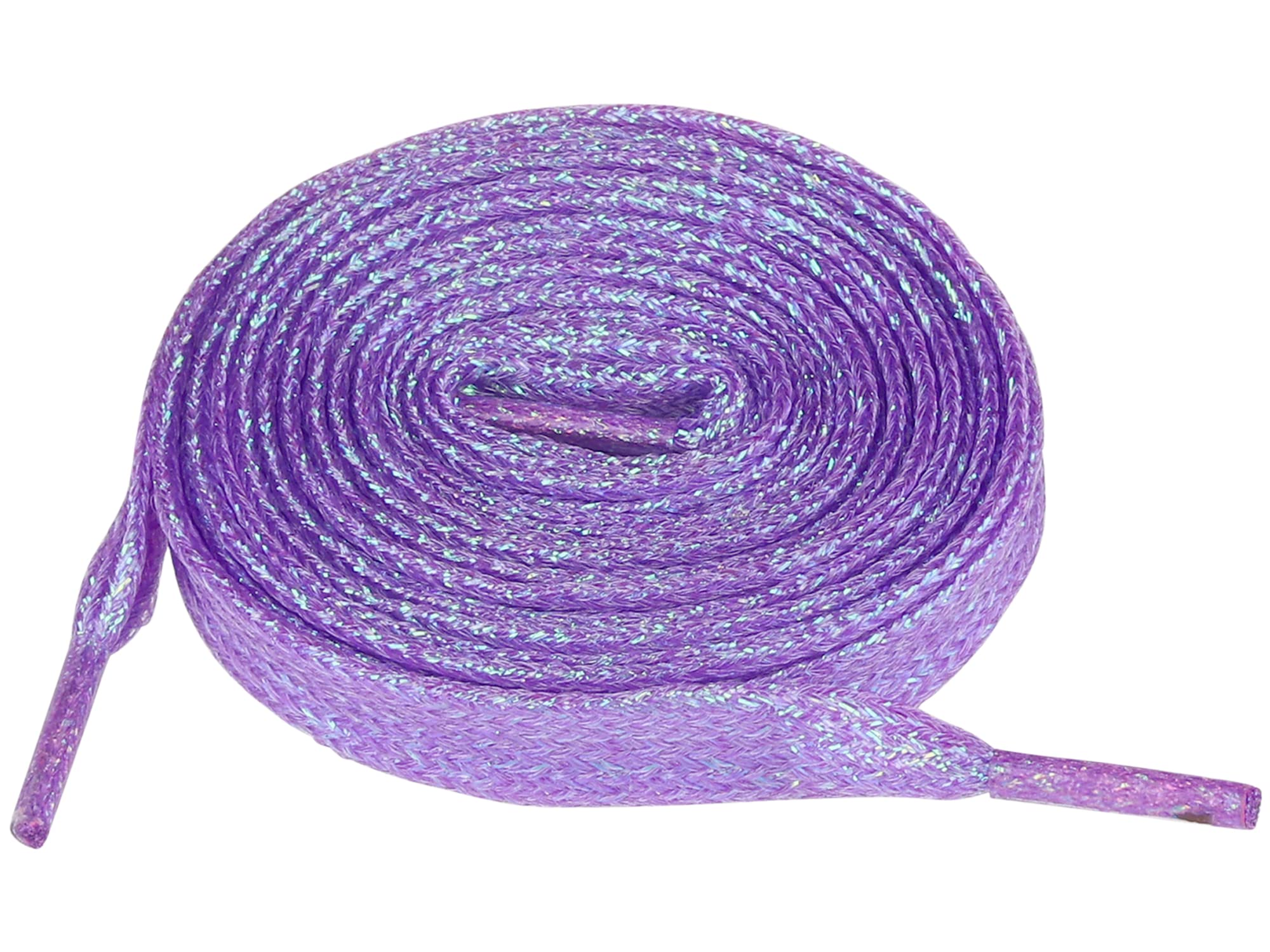 Allegra K Glitter Sparkling Flat Shoelace Shoe Laces for Sneakers Shiny Shoes Strings