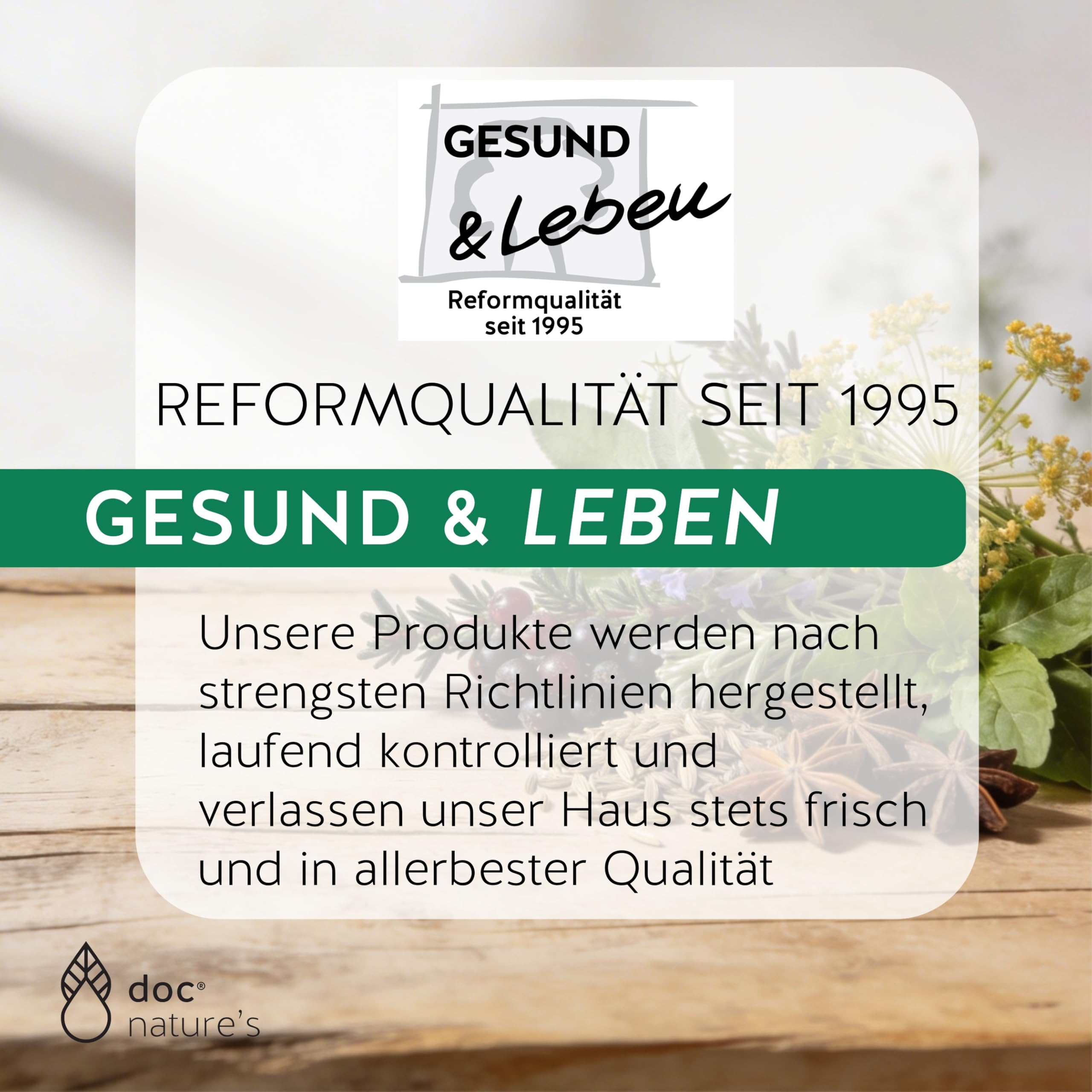 doc nature's Bio-7-Kräuterpulver 150g Nachfüllbeutel | nach Bertrand Heidelberger | Pflanzliche Bitterstoffe in Rohkostqualität | vegan | doc phytolabor | früher Gesund & Leben | nach Bertrand Heidelberger, Pflanzliche Bitterstoffe, Rohkostqualität, vegan