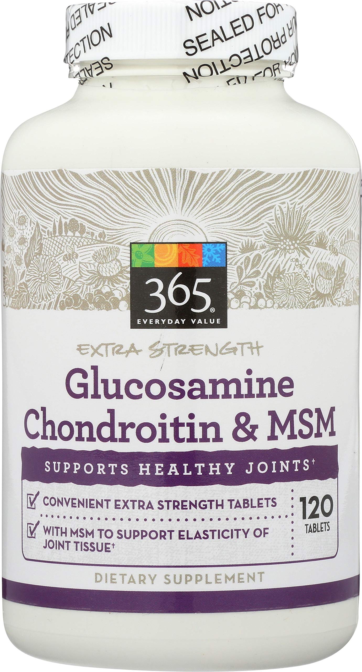 365 by Whole Foods Market, Glucosamine Chondroitin X Strength MSM, 120