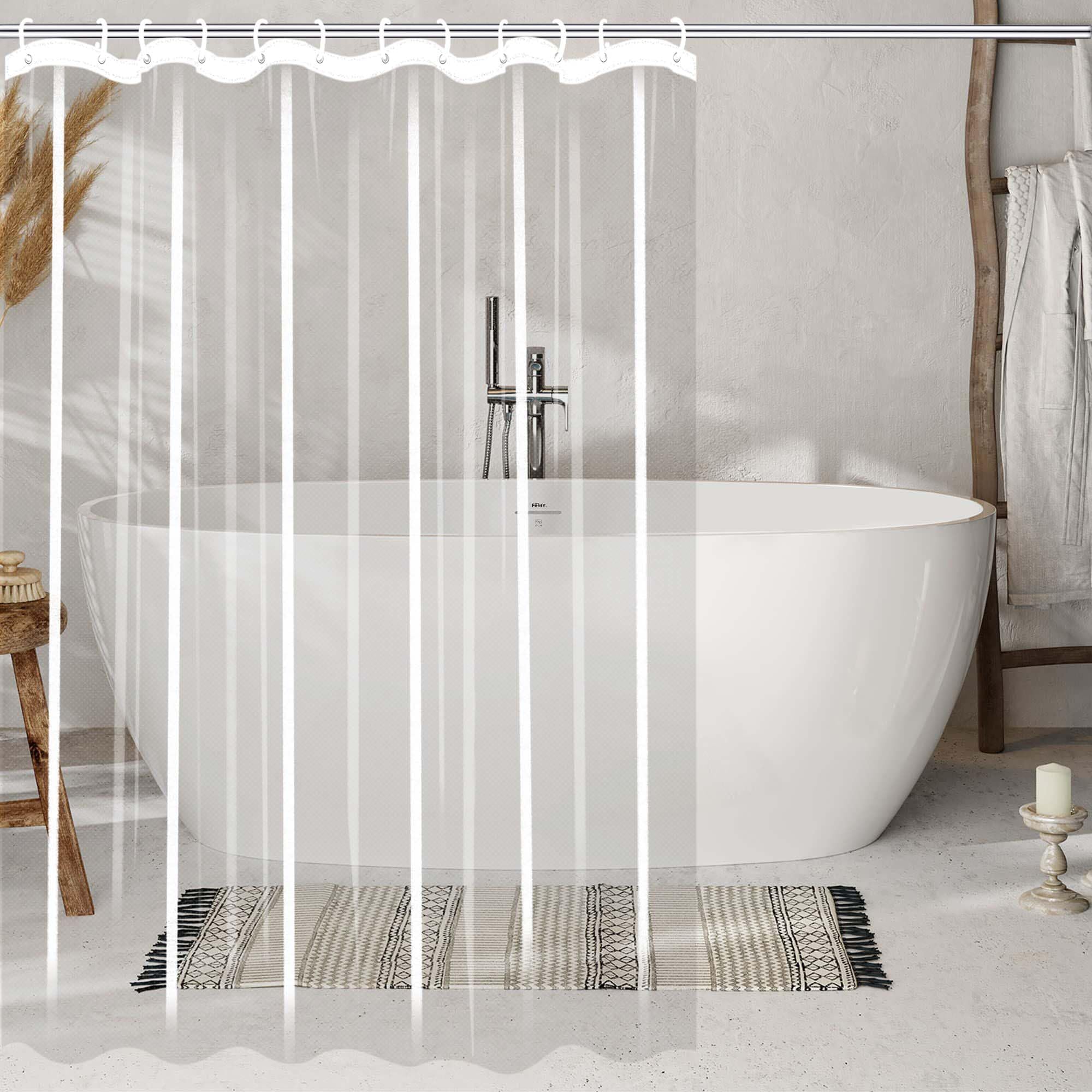 Rideau de douche anti-moisissure : optimisez la clarté de la baignoire