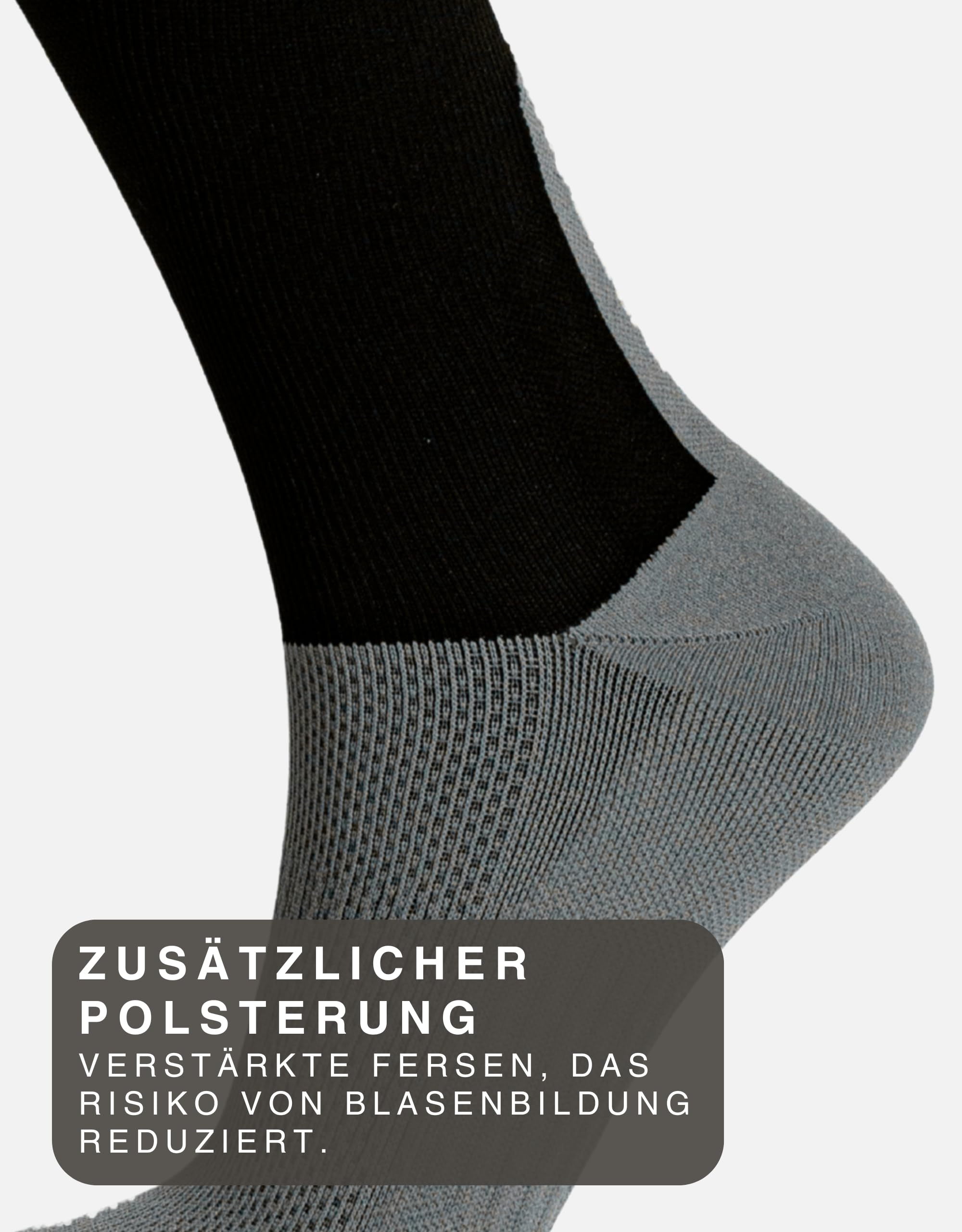 liiteGuard Shin-Tech Light Running Calze a compressione per uomo e donna, per sport corsa, calcio, calze leggere a compressione, delicate per tendine d'Achille, stinco e caviglie