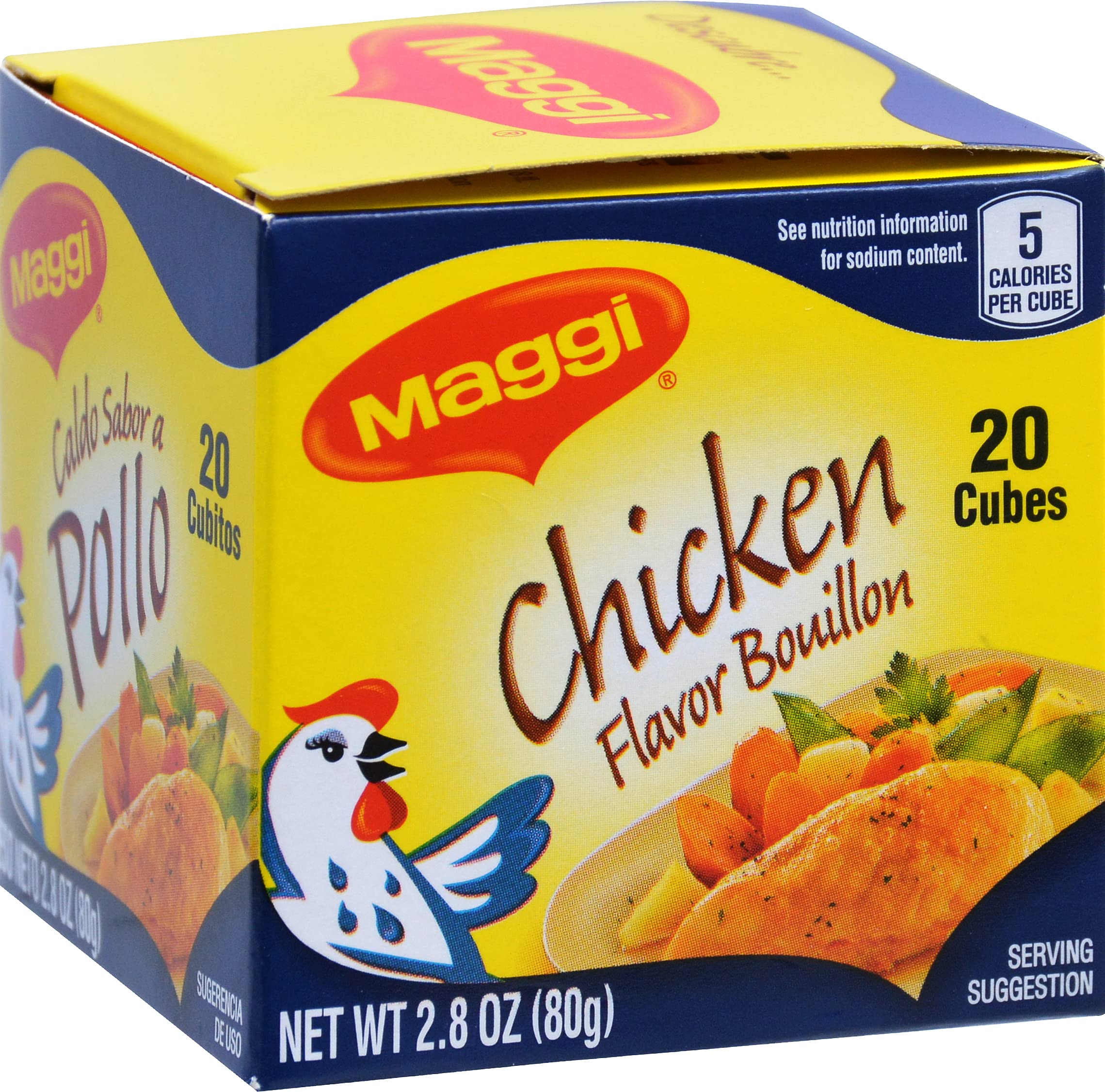 MAGGI Chicken Flavor Bouillon Cubes 2.8 oz. Box Buy Online in India at