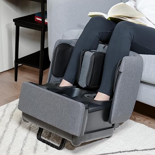 Miniatura 4 de Carepeutic Máquina de masaje de pies y piernas Shiatsu otomana plegable