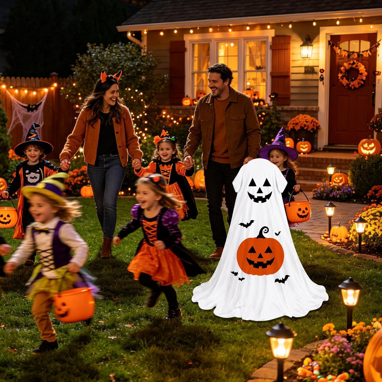 Decorazioni Halloween Esterno E Interno Ornamento LED Luminoso Alimentato A