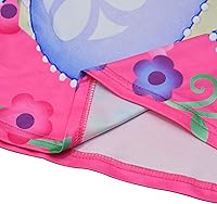 Vista 4 de AOVCLKID Disfraz de princesa para niñas, vestido casual con estampado de dibujos animados