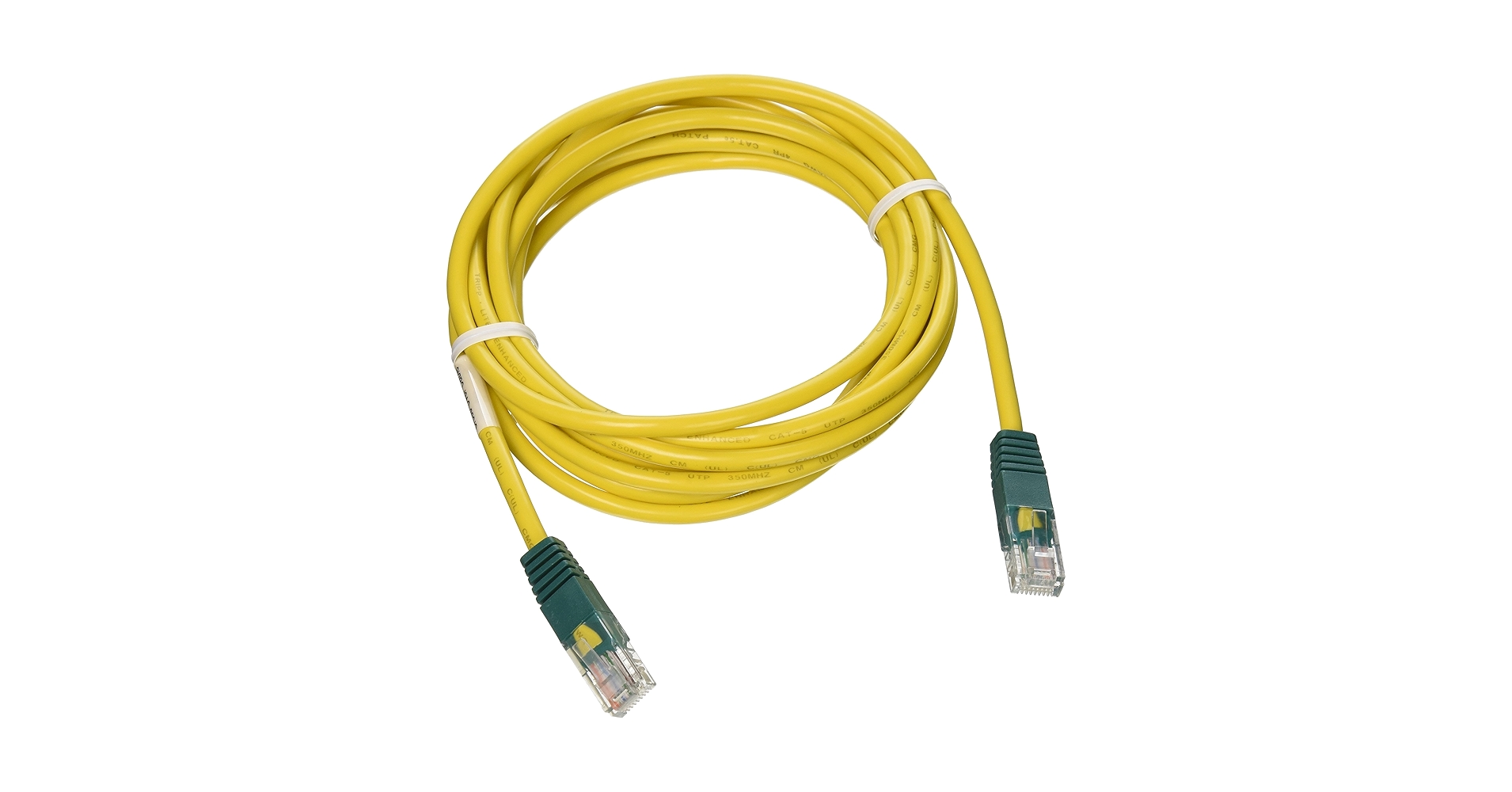 Tripp Lite Cat5e 350MHz Molded Cross-over Patch Cable (RJ45 M/M) - Yellow, 10-ft.(N010-010-YW)