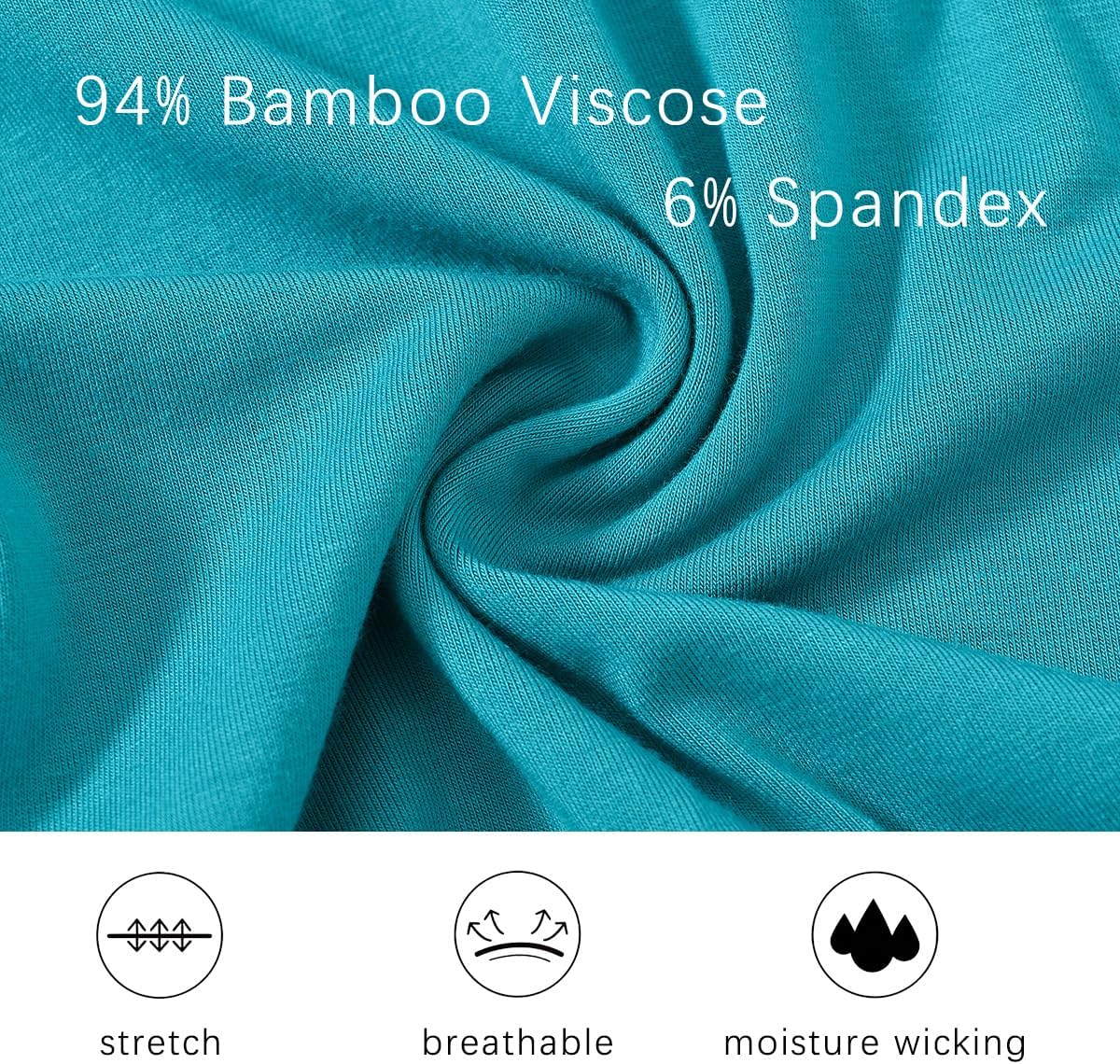 JINSHI Long Johns Thermal Underwear for Men Soft Bamboo Viscose Base Layer for Cold Weather Bottom - Image 5