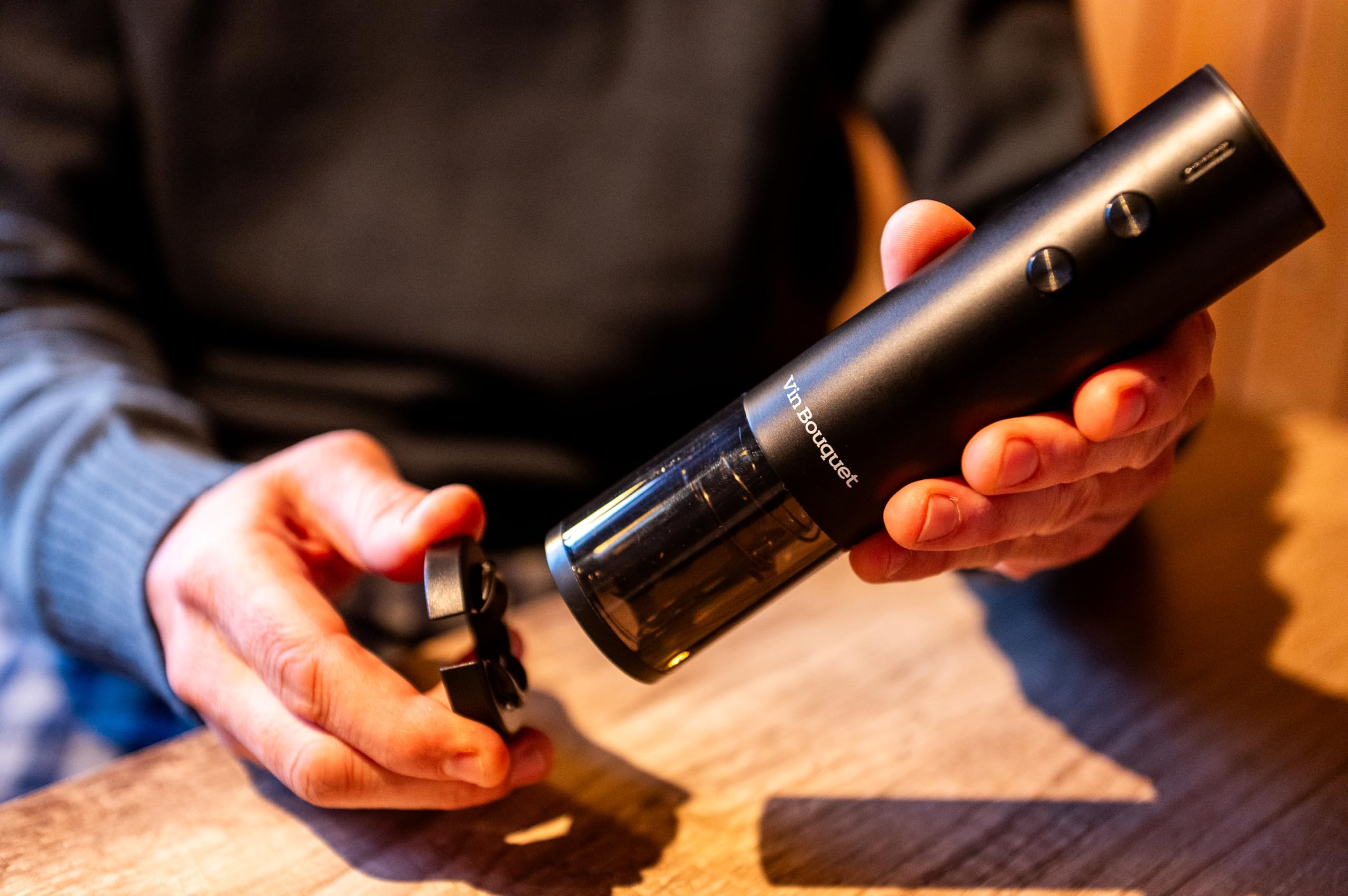 Vin Bouquet FID 002 tire bouchon électrique professionnel avec base rechargeable ouvre bouteille vin